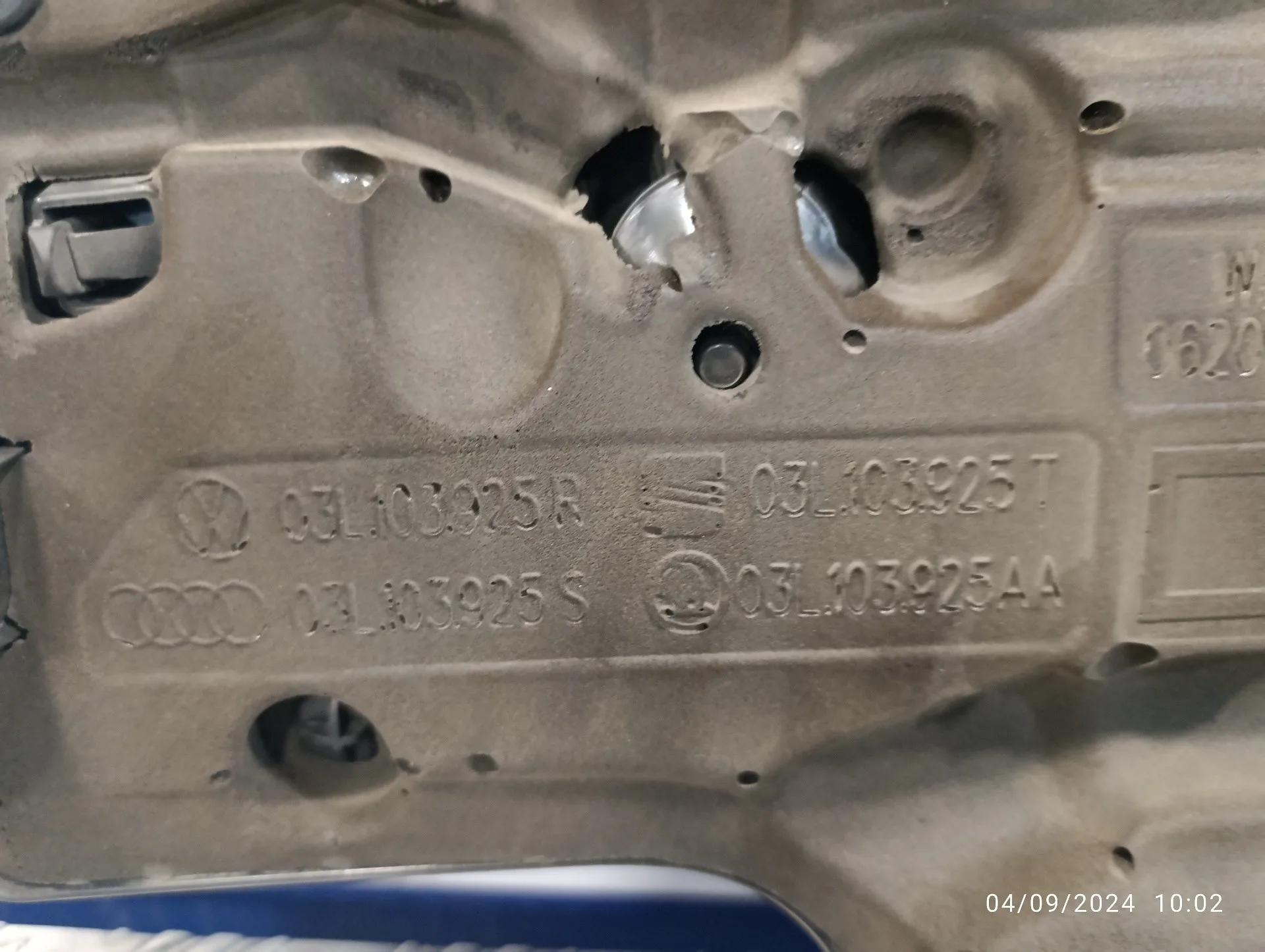 Tapa Motor para Audi A3 Sportback (8P)