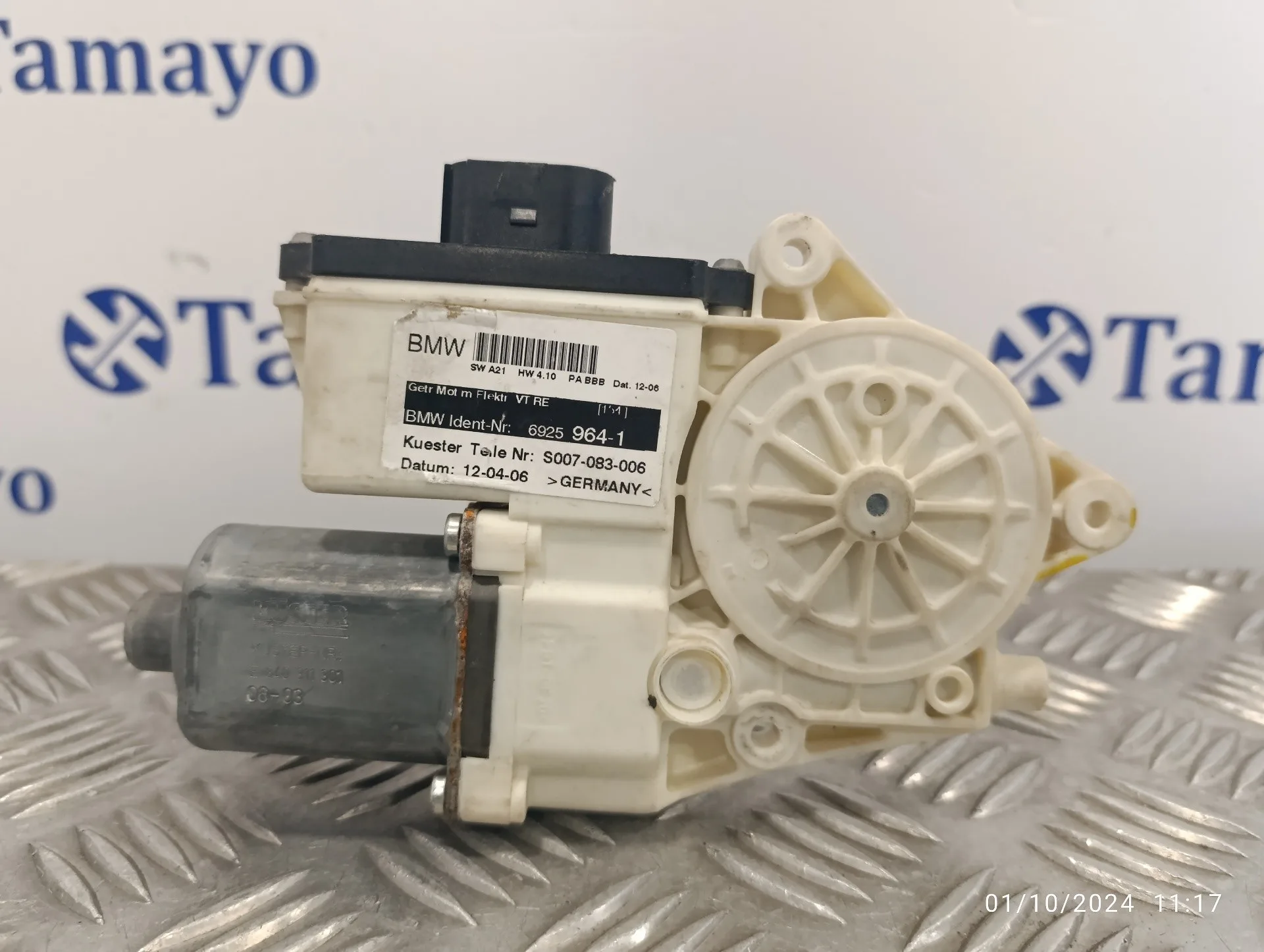 Motor Elevalunas Delantero Derecho para Bmw X3 (E83)