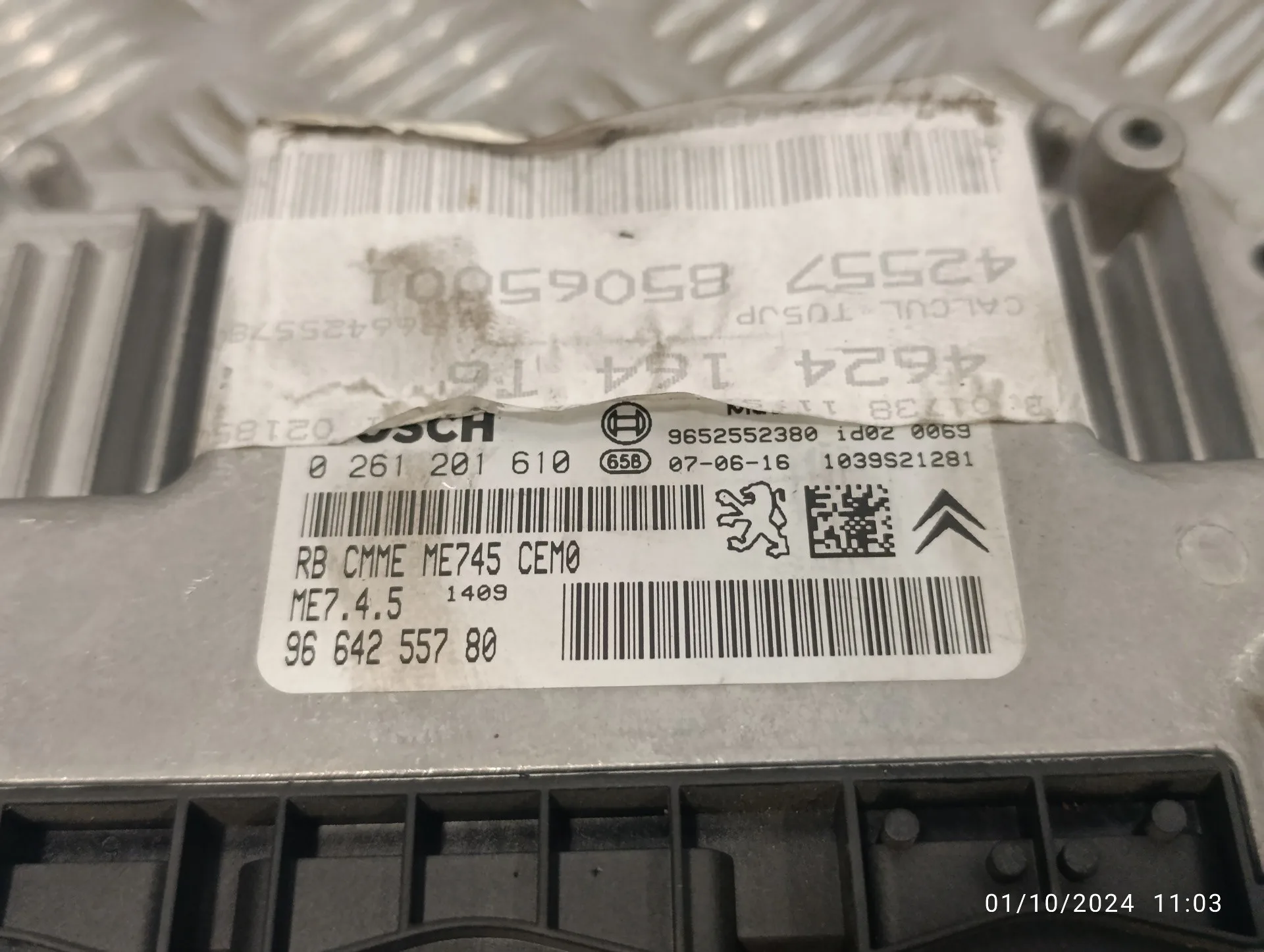 Centralita Motor Uce para Peugeot 307 Break/Sw (S2)