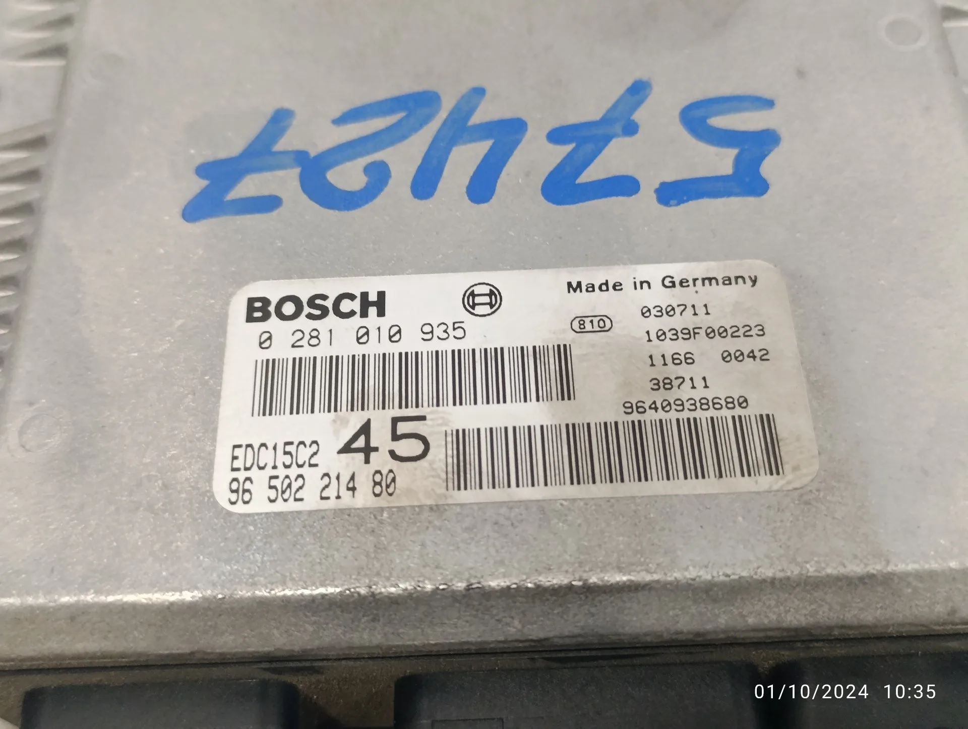 Centralita Motor Uce para Peugeot 307 Break / Sw (S1)