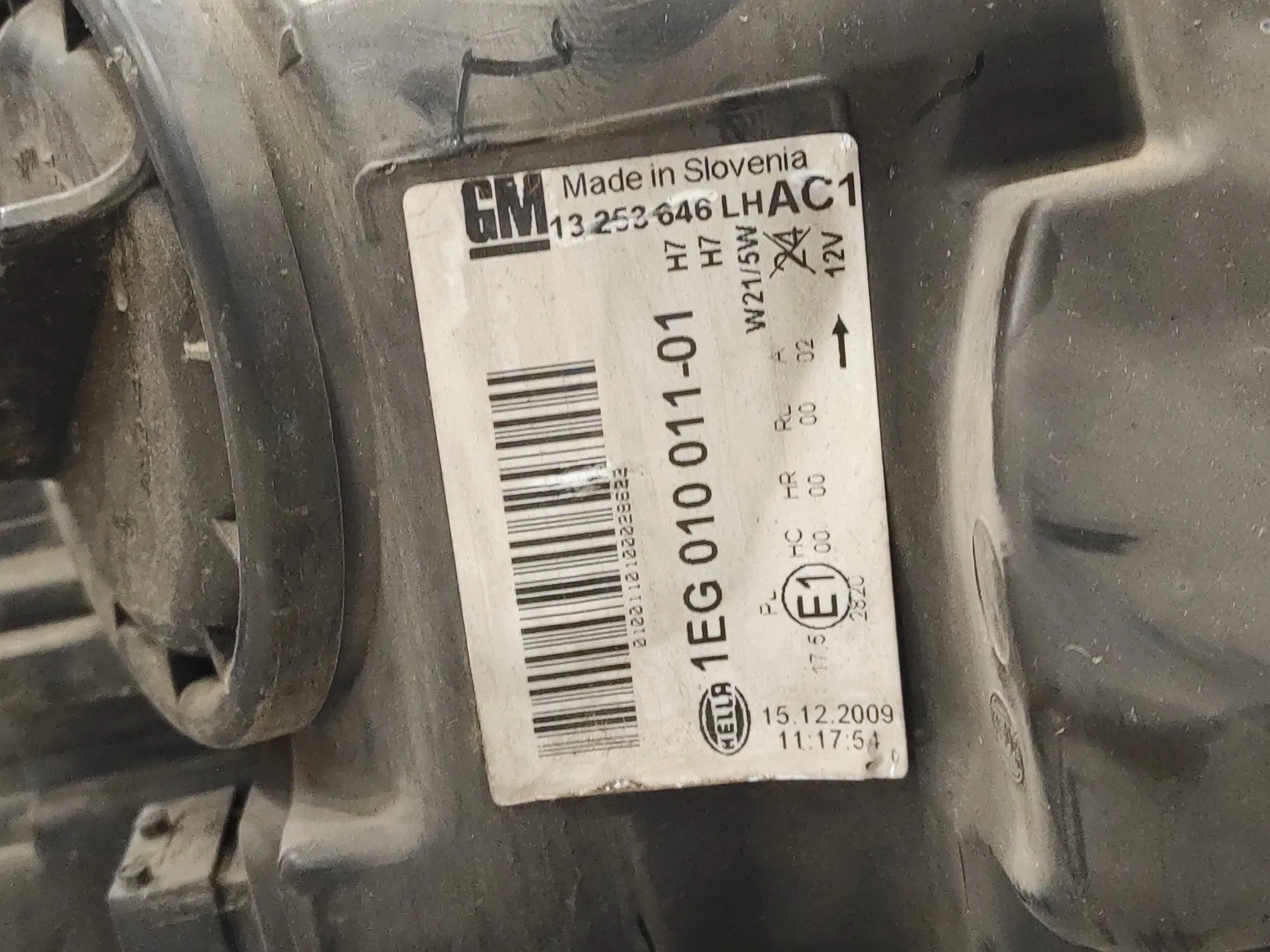 Faro Izquierdo para Opel Astra J Lim.