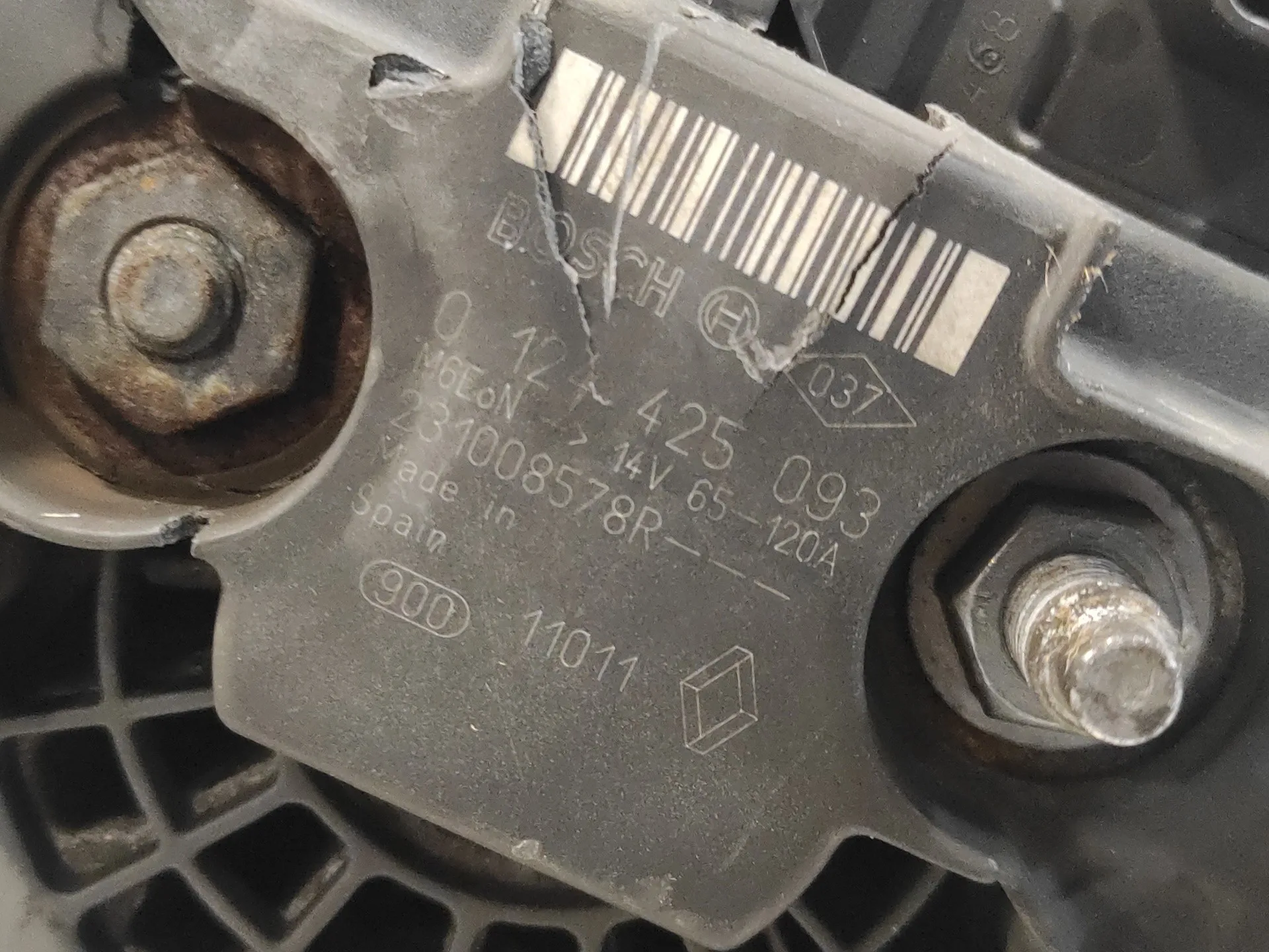 Alternador para Renault Clio Iii