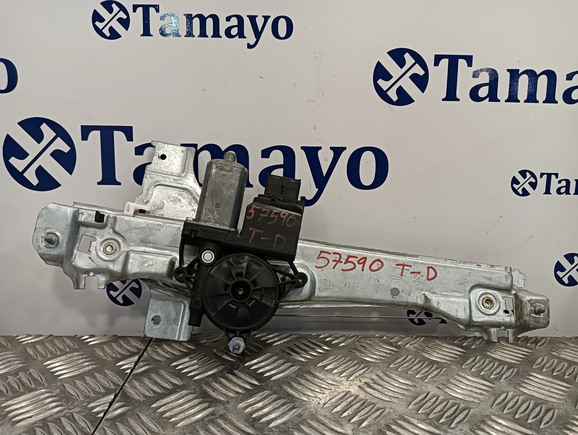 Elevalunas Trasero Derecho para Peugeot 2008 (--.2013->)