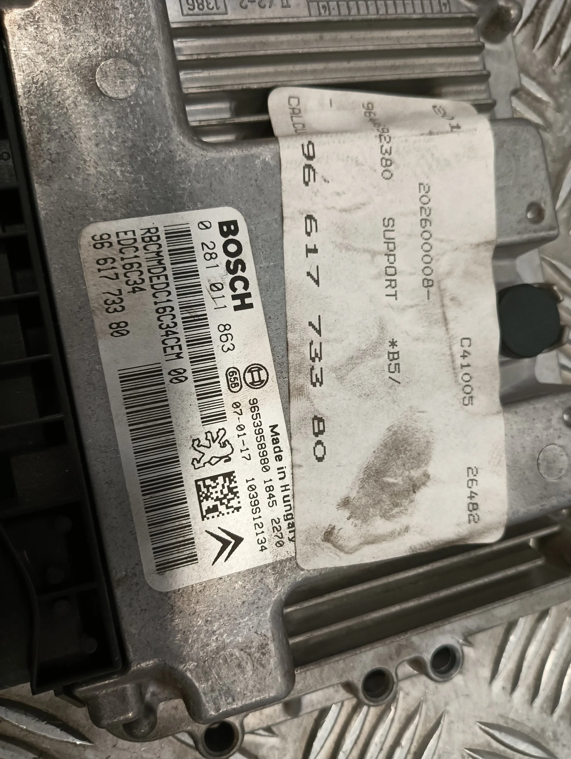 Centralita Motor Uce para Citroën C4 Berlina