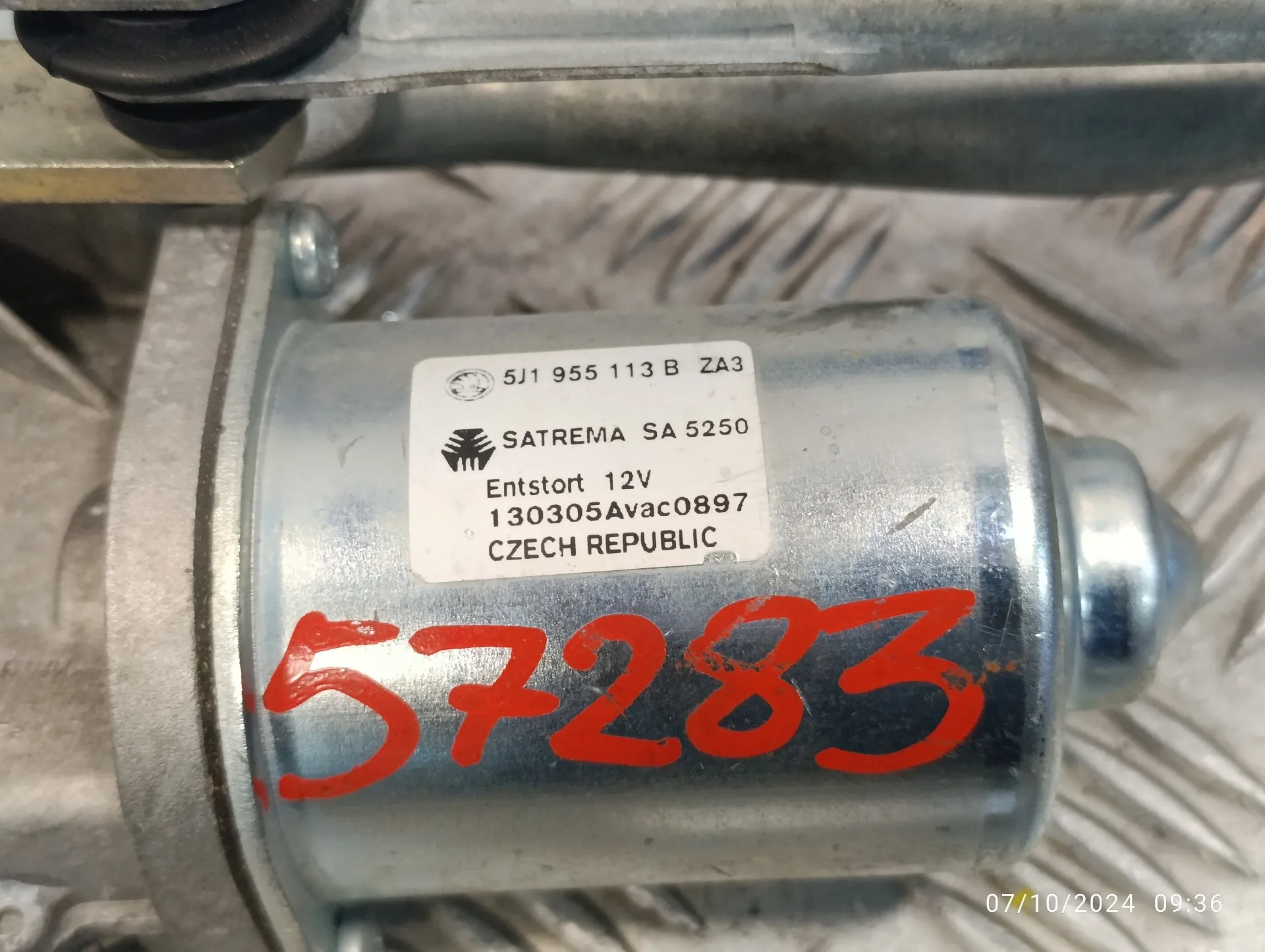 Motor Limpia Delantero para Skoda Fabia (5J2 )