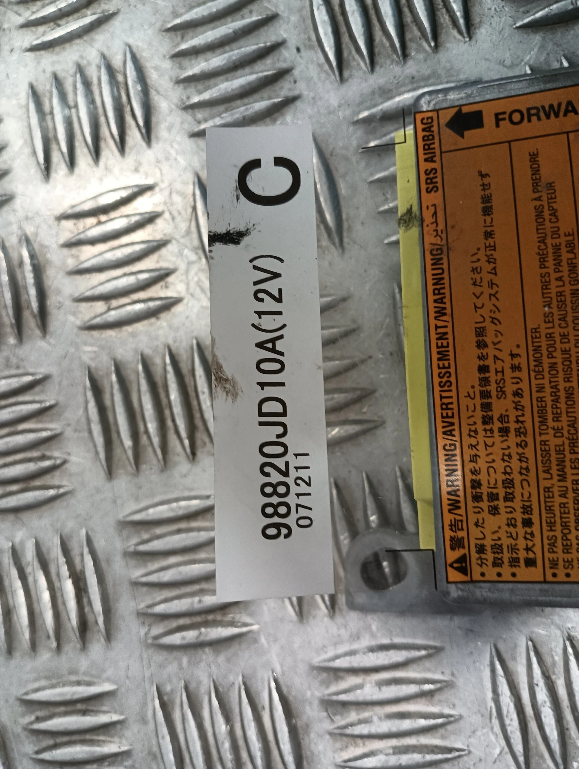 Centralita Airbag para Nissan Qashqai (J10)