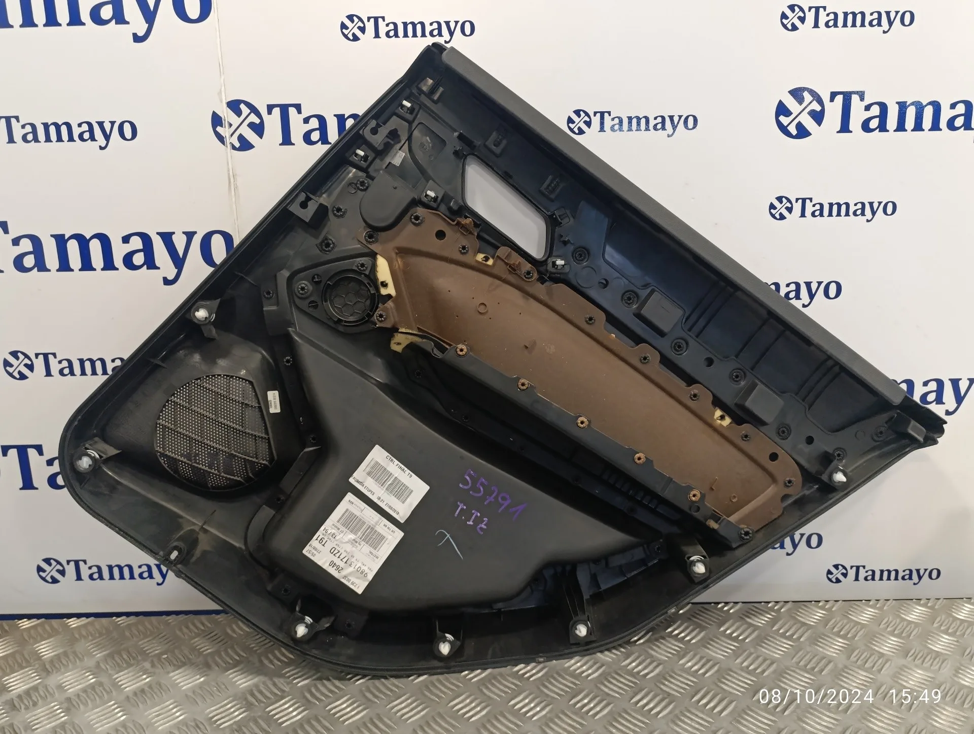 Guarnecido Puerta Trasera Izquierda para Peugeot 308