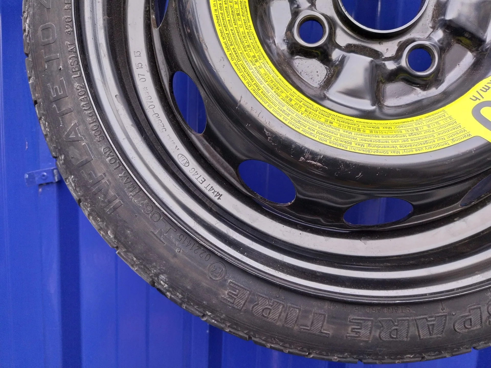 Neumatico Repuesto para Hyundai I10