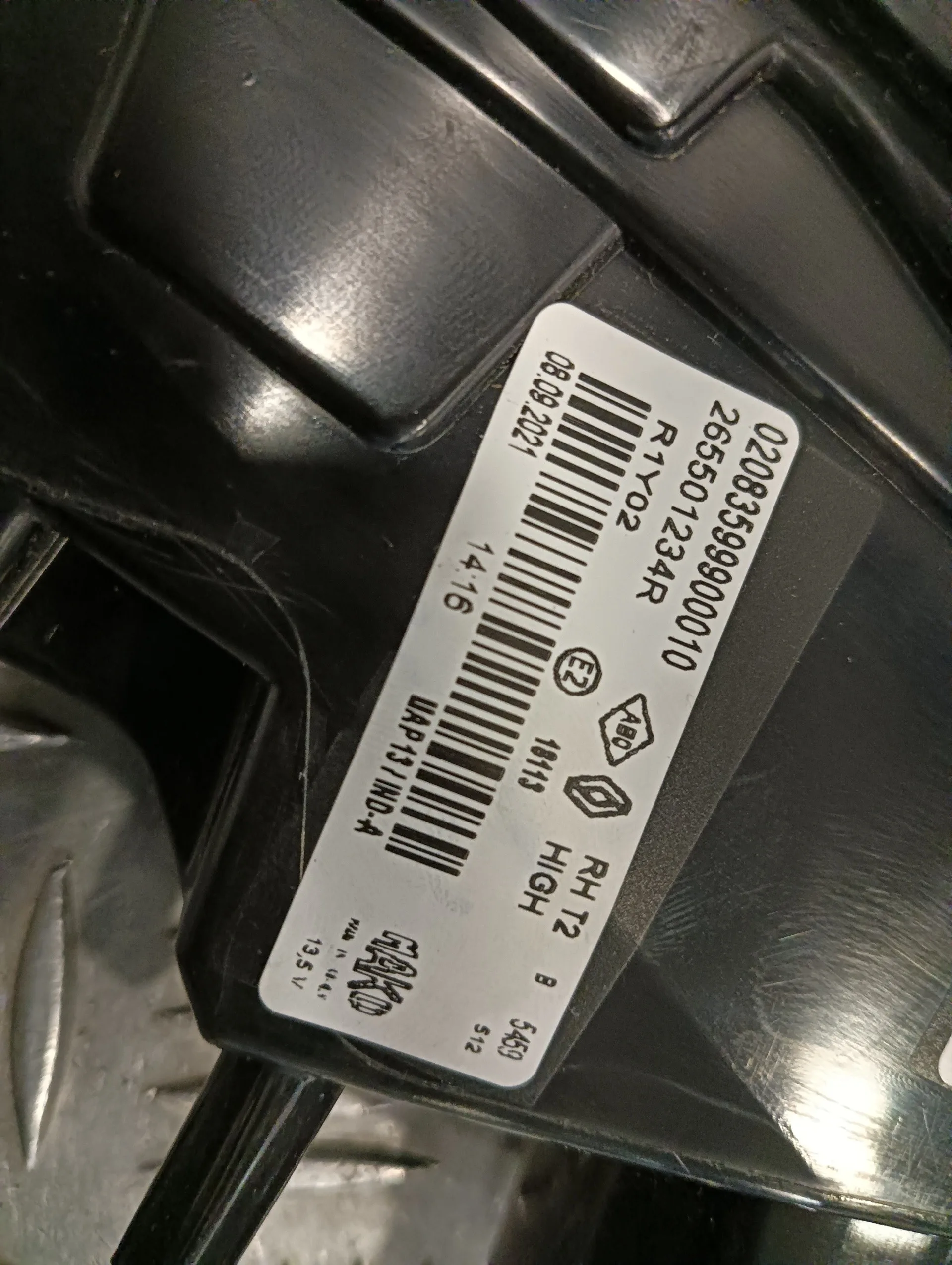 Piloto Trasero Derecho Interior para Renault Captur Ii