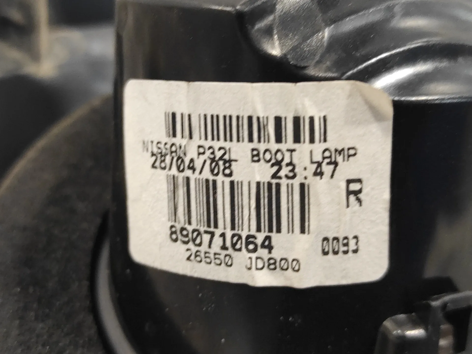 Piloto Trasero Derecho Interior para Nissan Qashqai (J10)