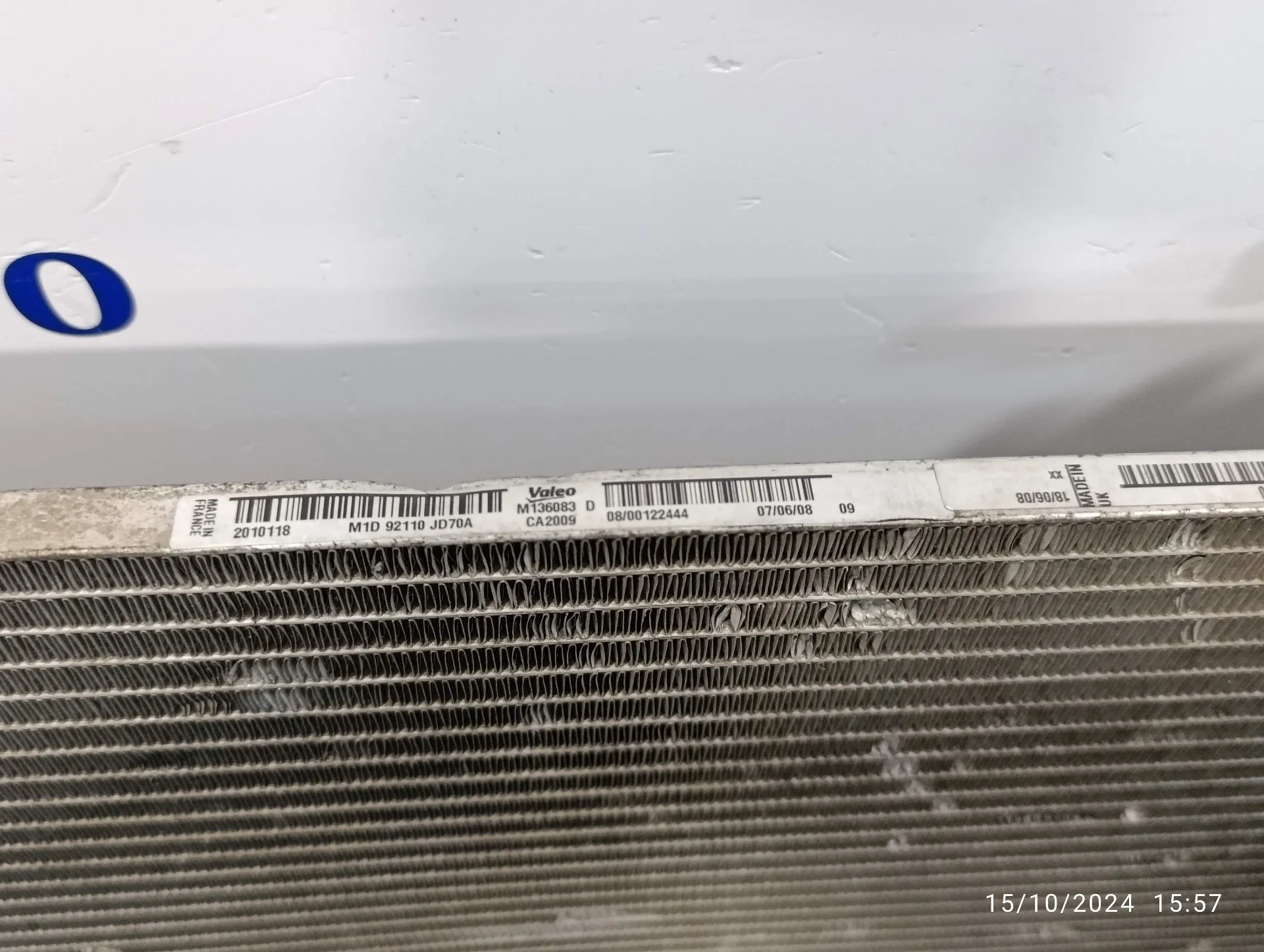 Condensador / Radiador Aire Acondicionado para Nissan Qashqai (J10)