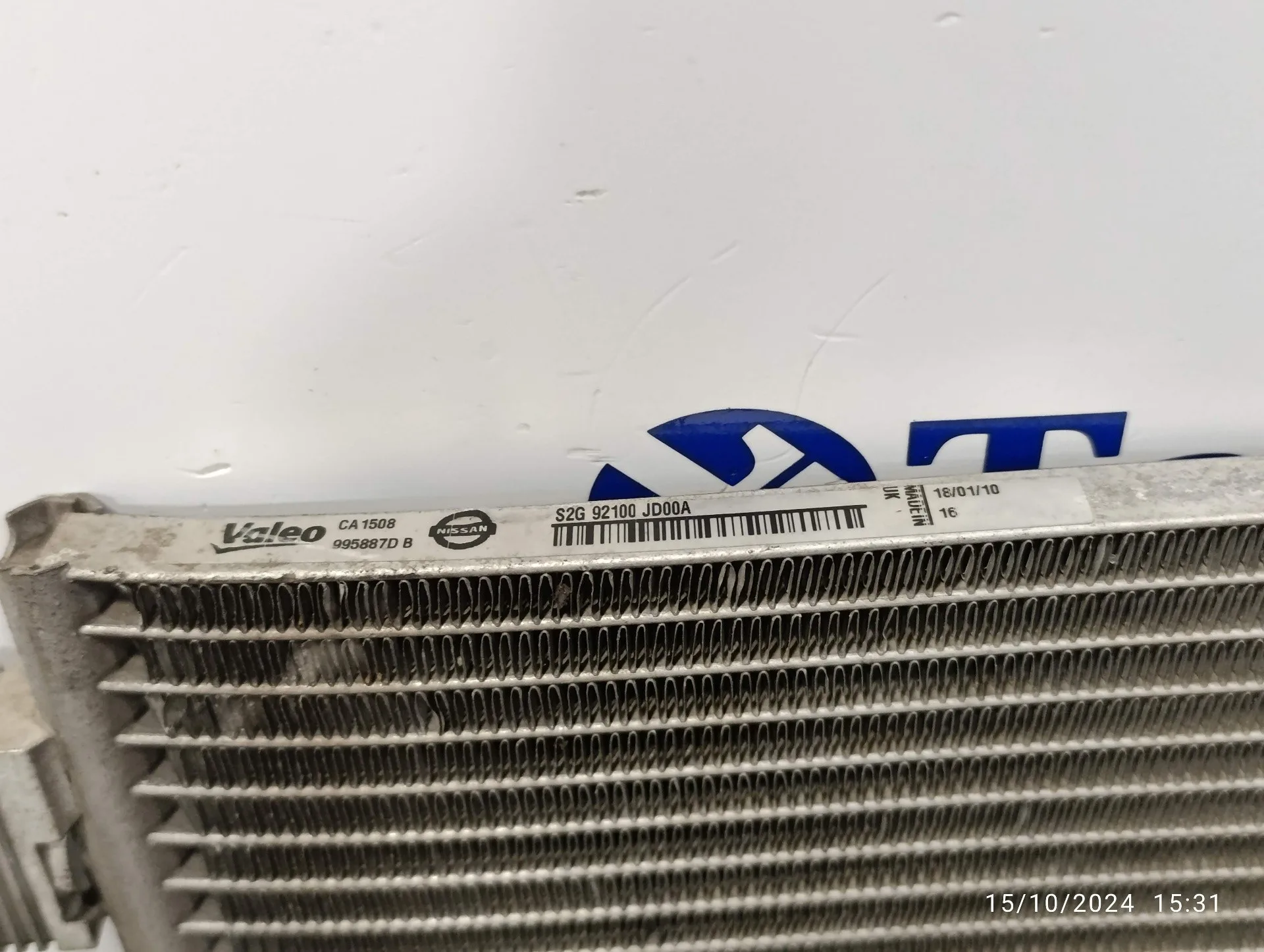 Condensador / Radiador Aire Acondicionado para Nissan Qashqai (J10)