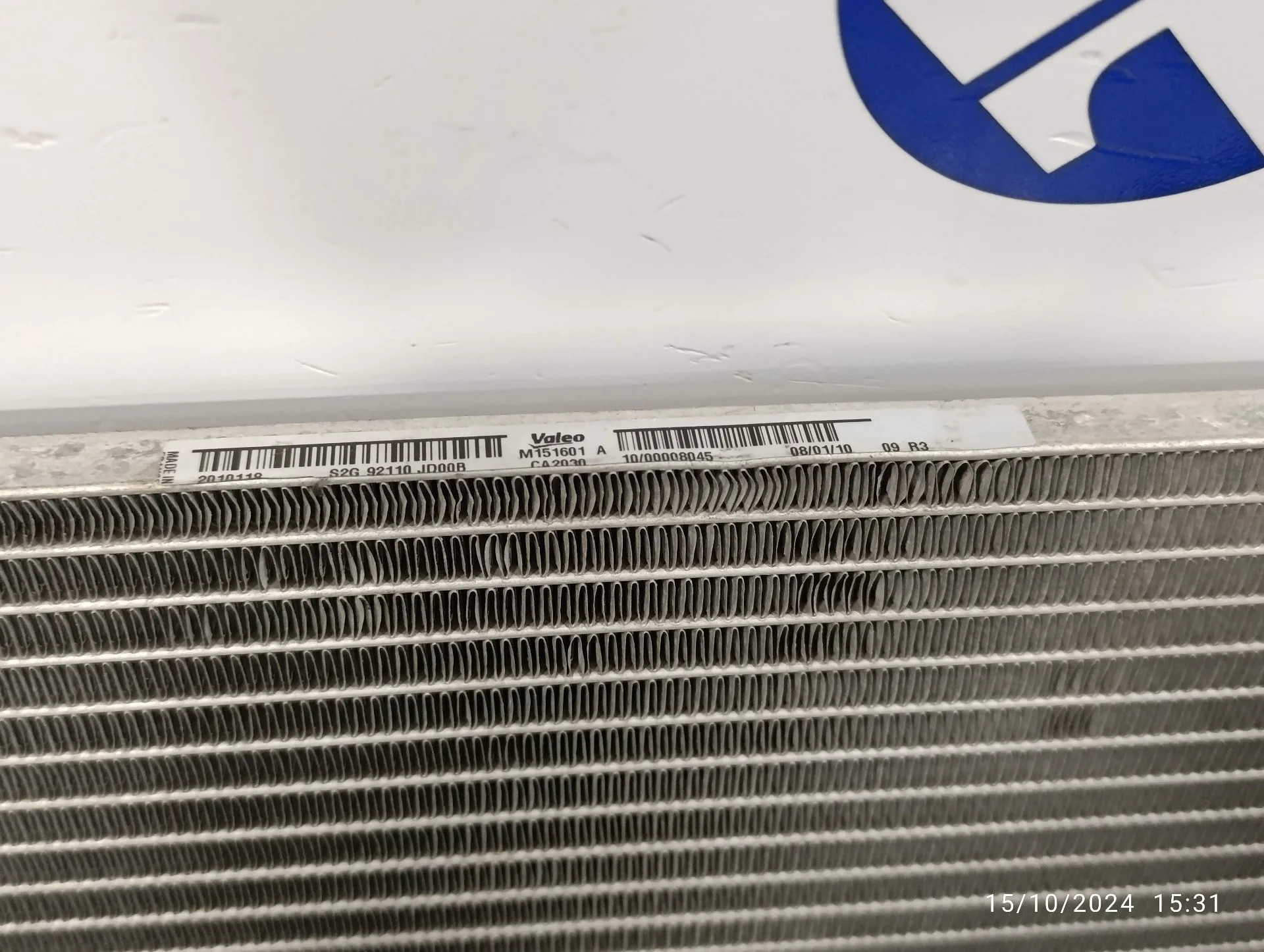 Condensador / Radiador Aire Acondicionado para Nissan Qashqai (J10)