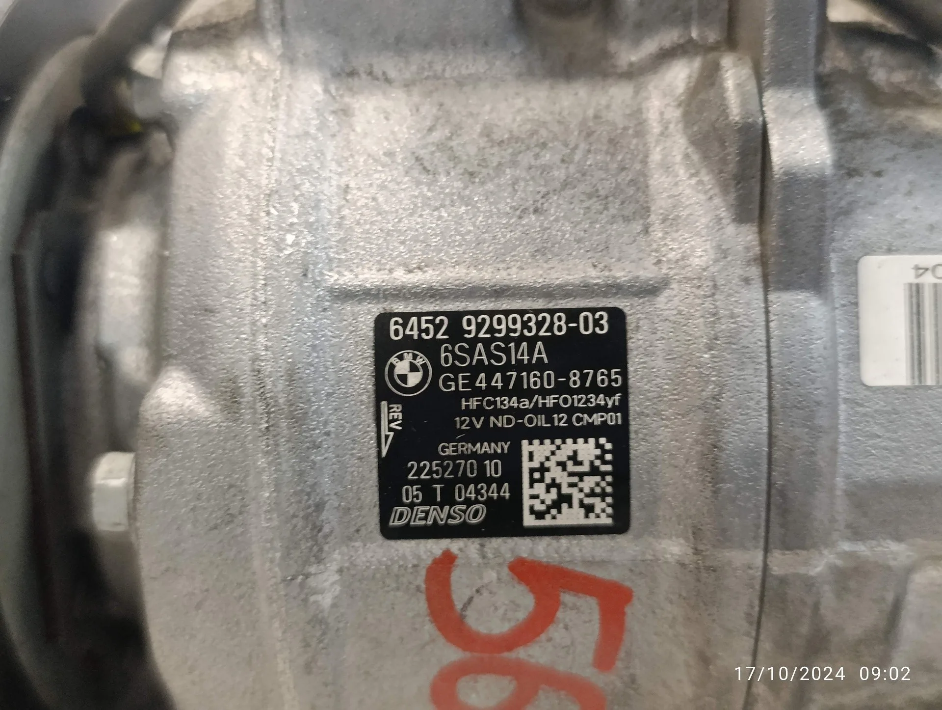 Compresor Aire Acondicionado para Bmw Serie 1 Lim F21