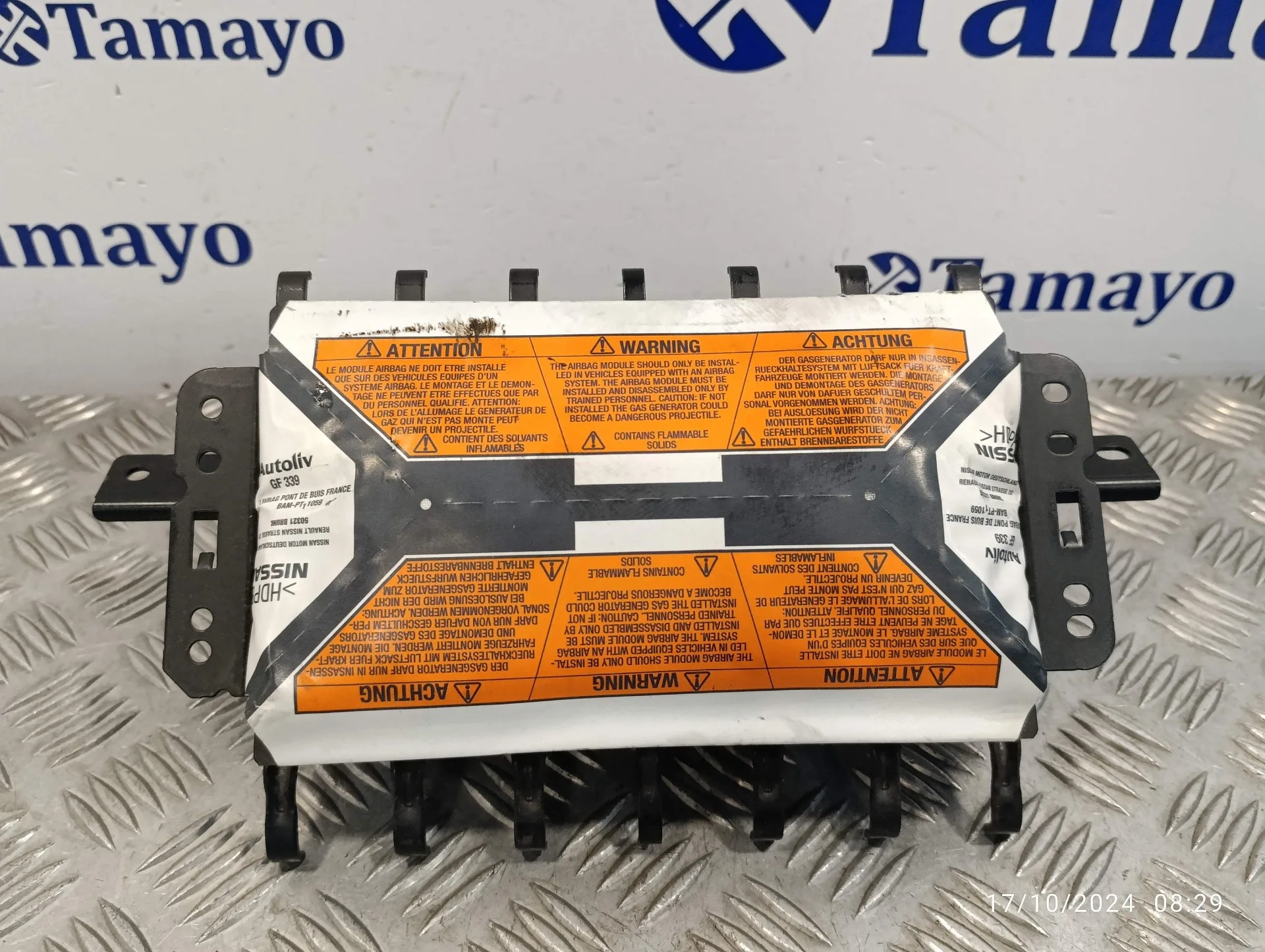 Airbag Delantero Derecho para Nissan Qashqai (J10)