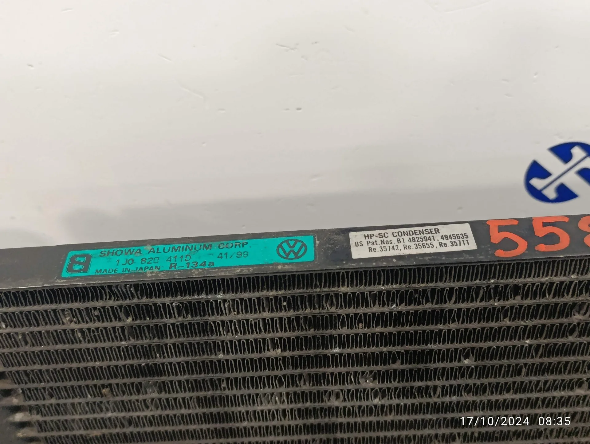 Condensador / Radiador Aire Acondicionado para Audi A3 (8L)