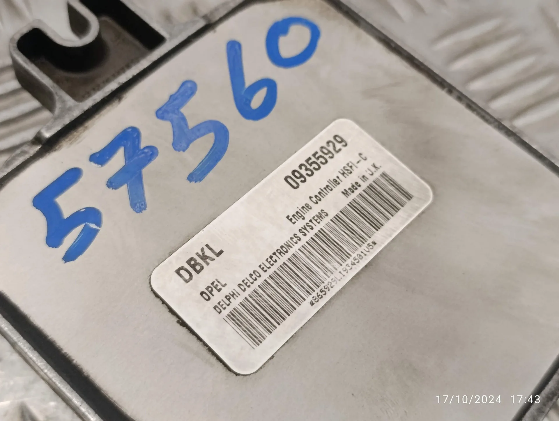 Centralita Motor Uce para Opel Astra G Berlina