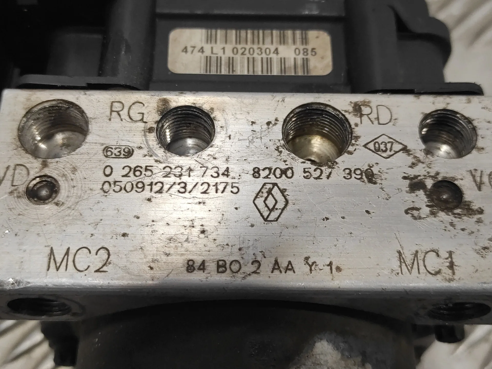 Abs para Renault Megane Ii Coupe/Cabrio