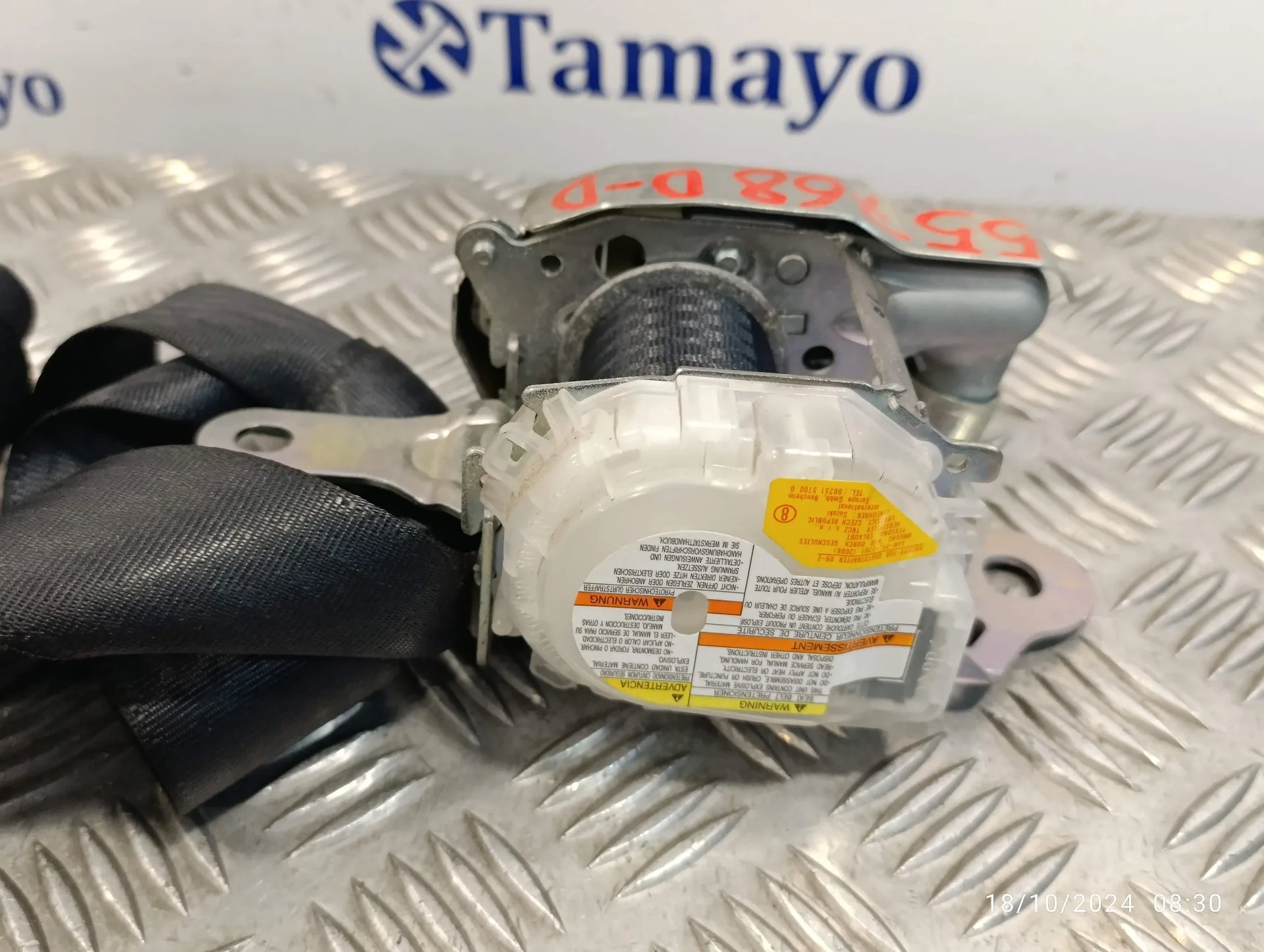 Cinturon Seguridad Delantero Derecho para Suzuki Swift Berlina (Mz)