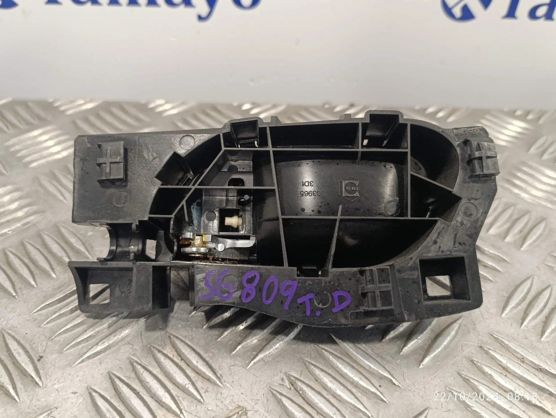 Maneta Interior Trasera Derecha para Peugeot 208