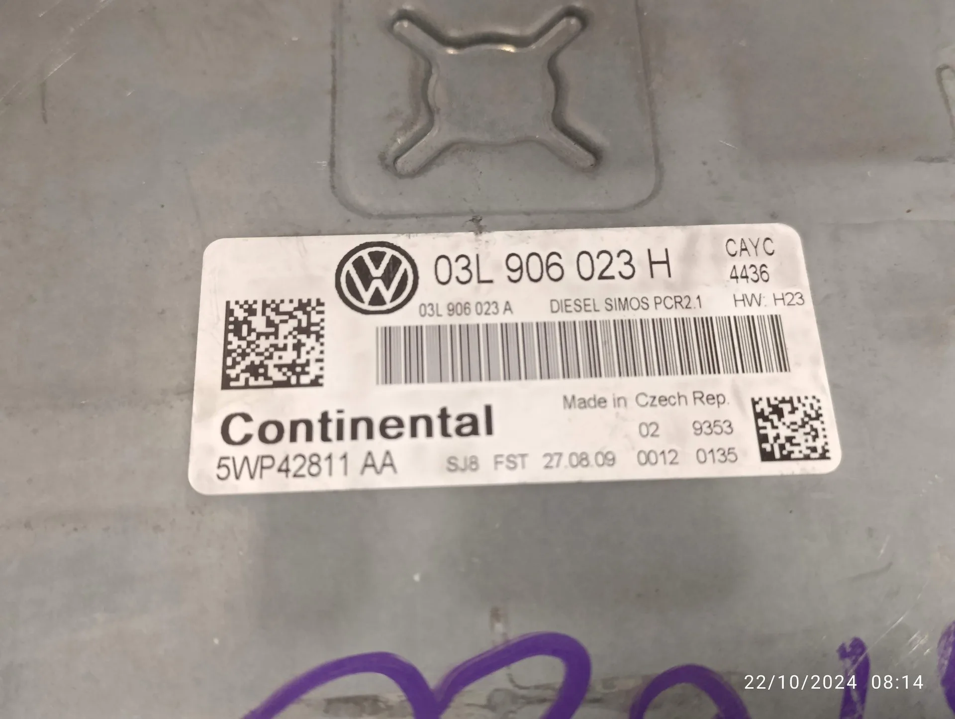 Centralita Motor Uce para Volkswagen Golf Vi (5K1)