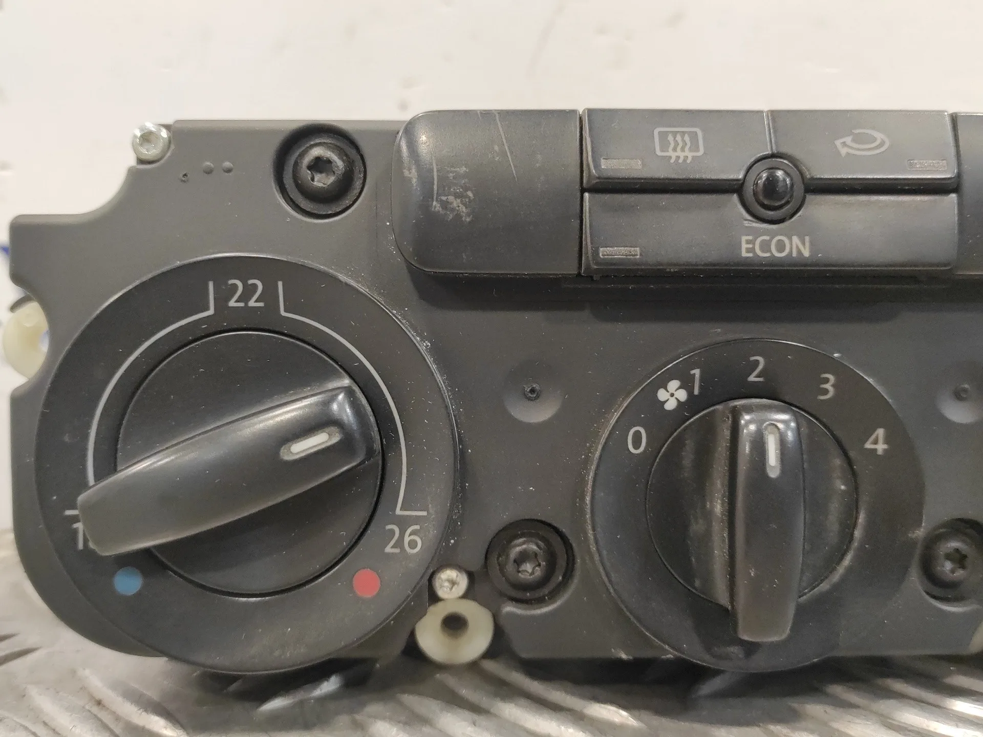 Mando Calefaccion / Aire Acondicionado para Volkswagen Caddy Ka/Kb (2K)