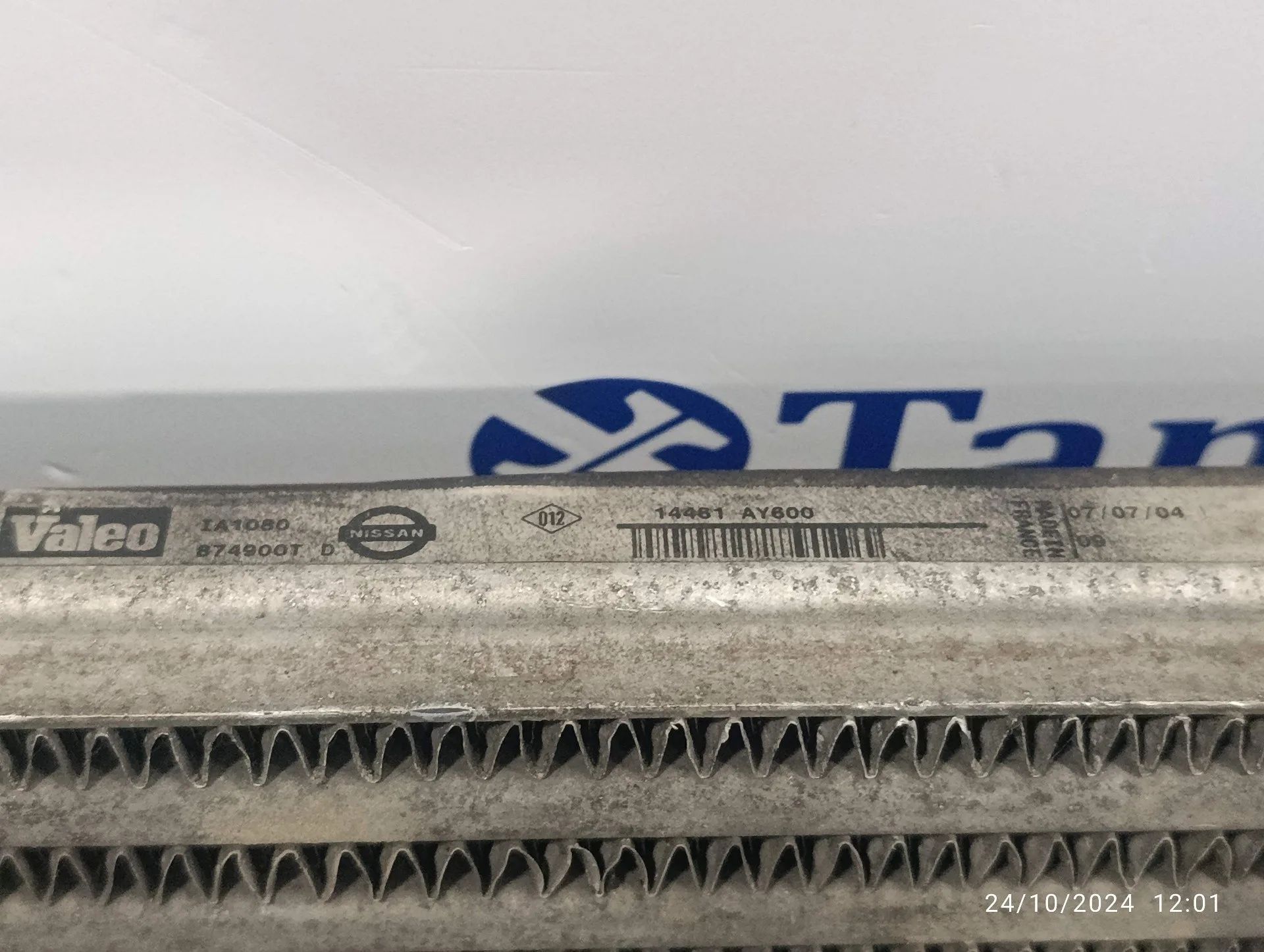 Intercooler para Nissan Micra (K12E)