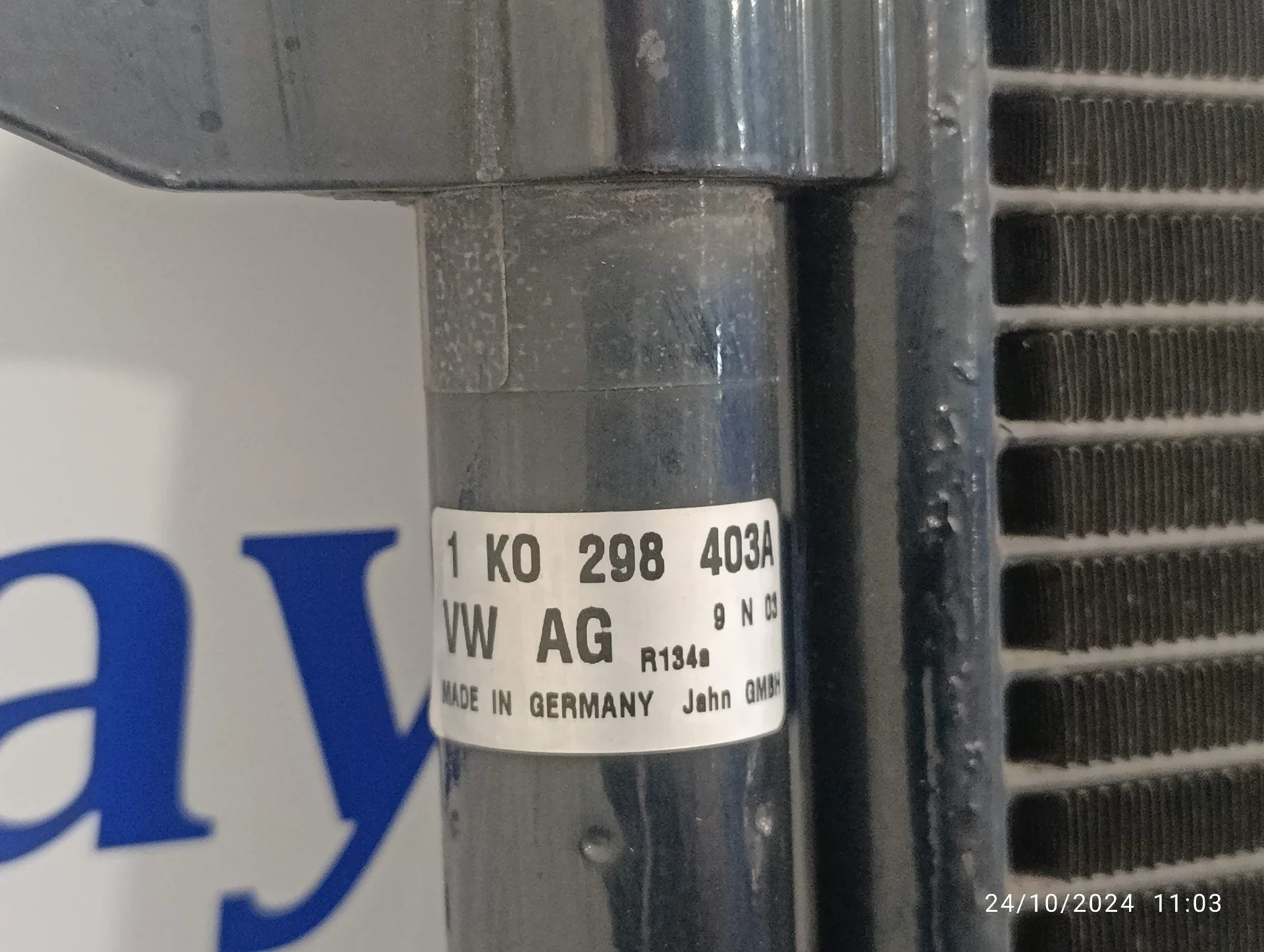 Condensador / Radiador Aire Acondicionado para Seat Leon (1P1)
