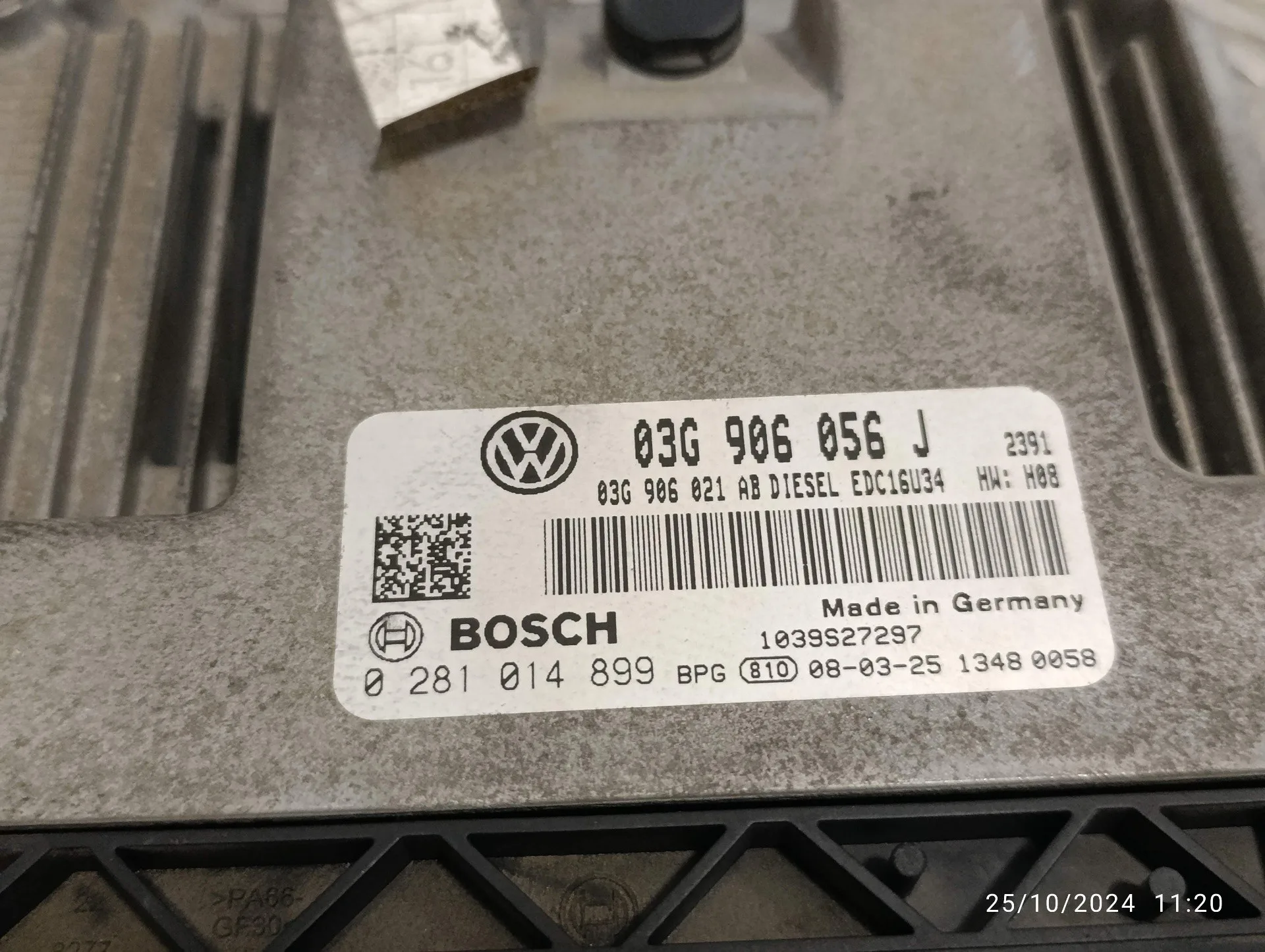Centralita Motor Uce para Volkswagen Golf V Berlina (1K1)