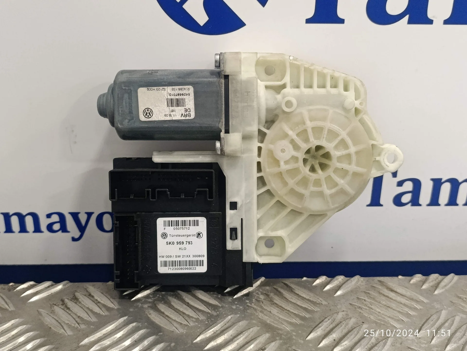 Motor Elevalunas Delantero Izquierdo para Volkswagen Golf Vi (5K1)