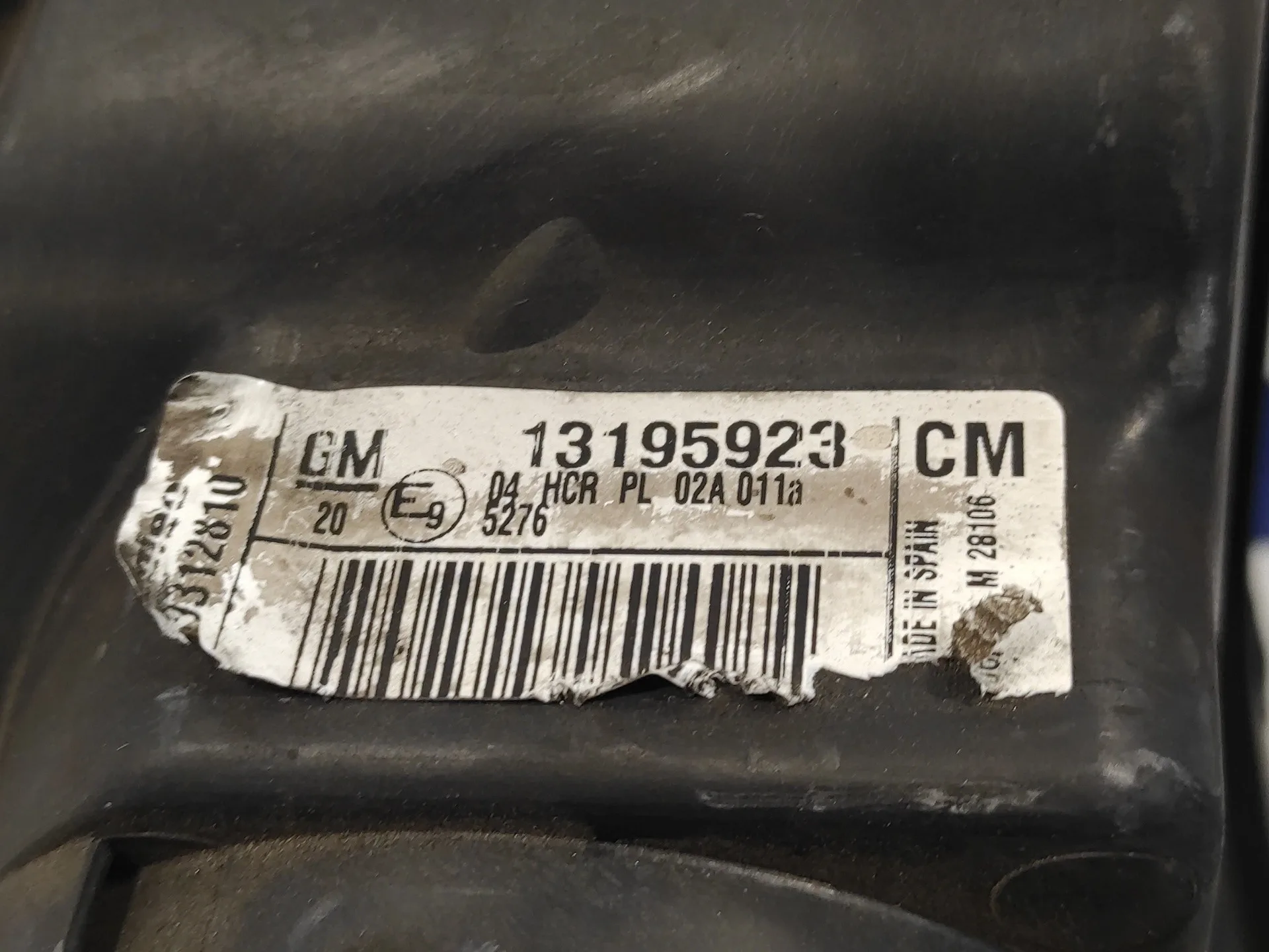 Faro Izquierdo para Opel Combo (Corsa C)