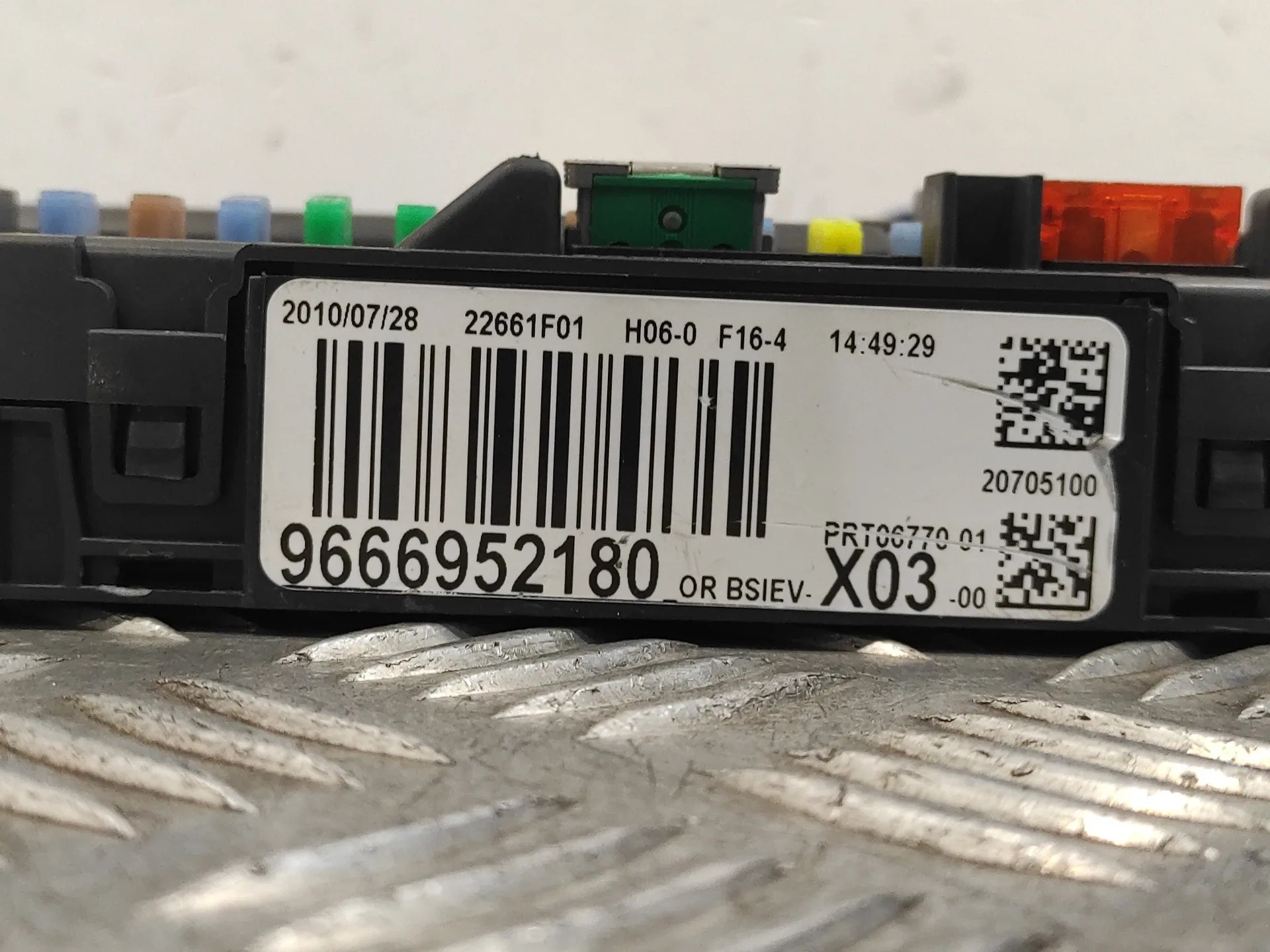 Caja Reles / Fusibles para Citroën C3