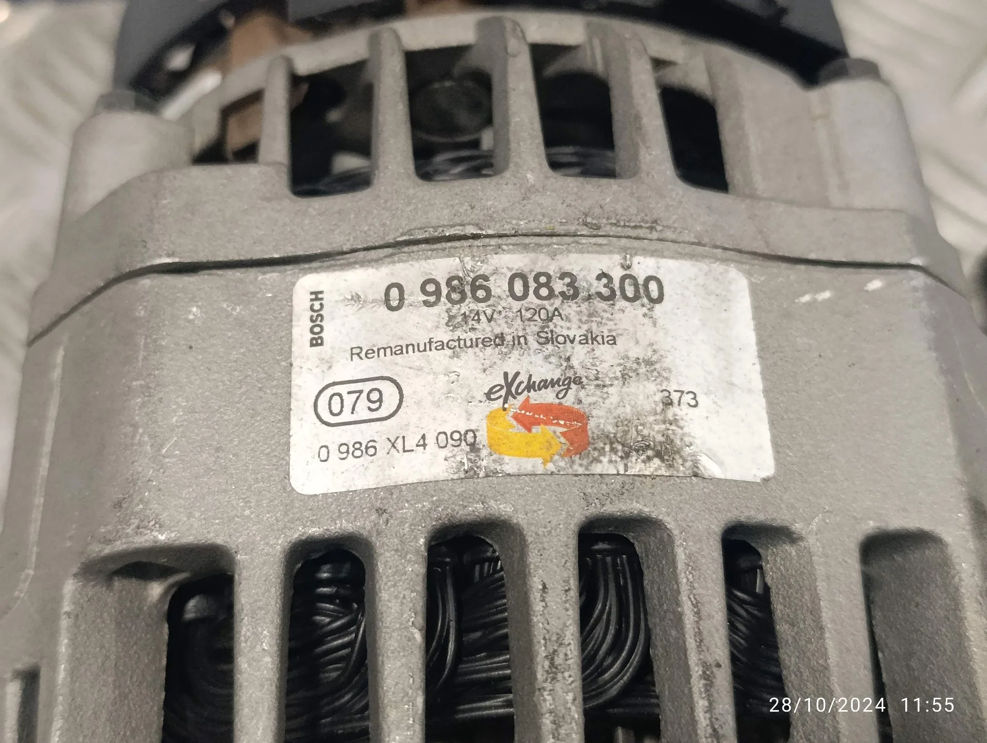 Alternador para Opel Combo D