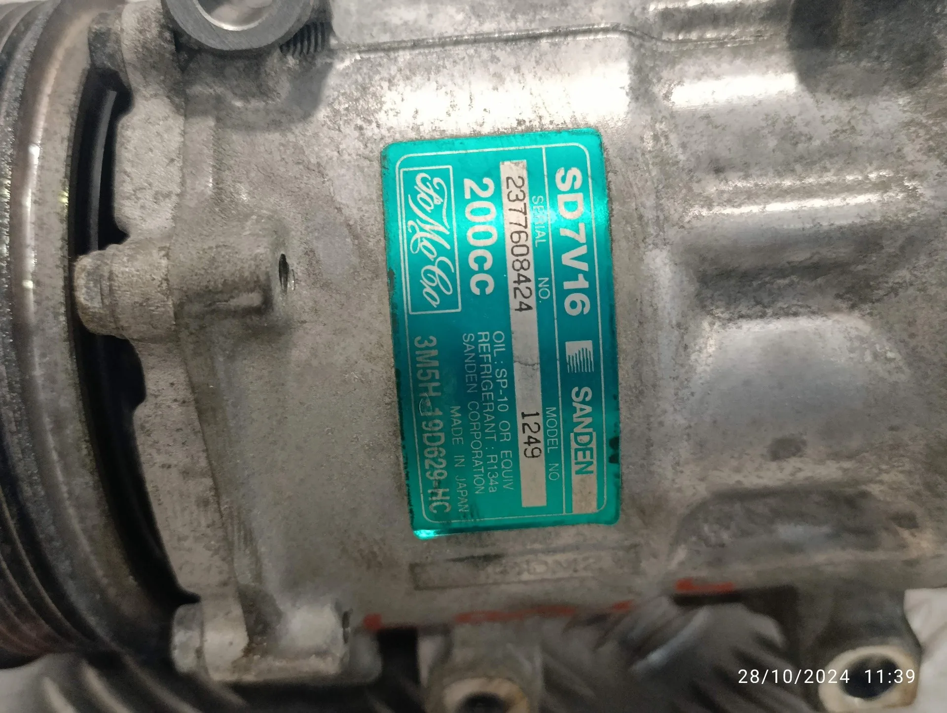 Compresor Aire Acondicionado para Ford Focus C-Max (Cap)