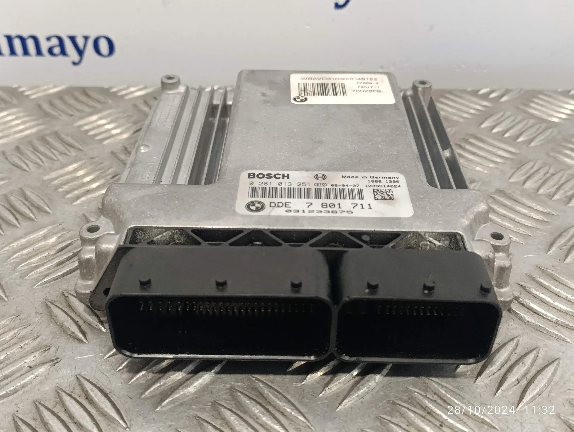 Centralita Motor Uce para Bmw Serie 3 Berlina (E90)