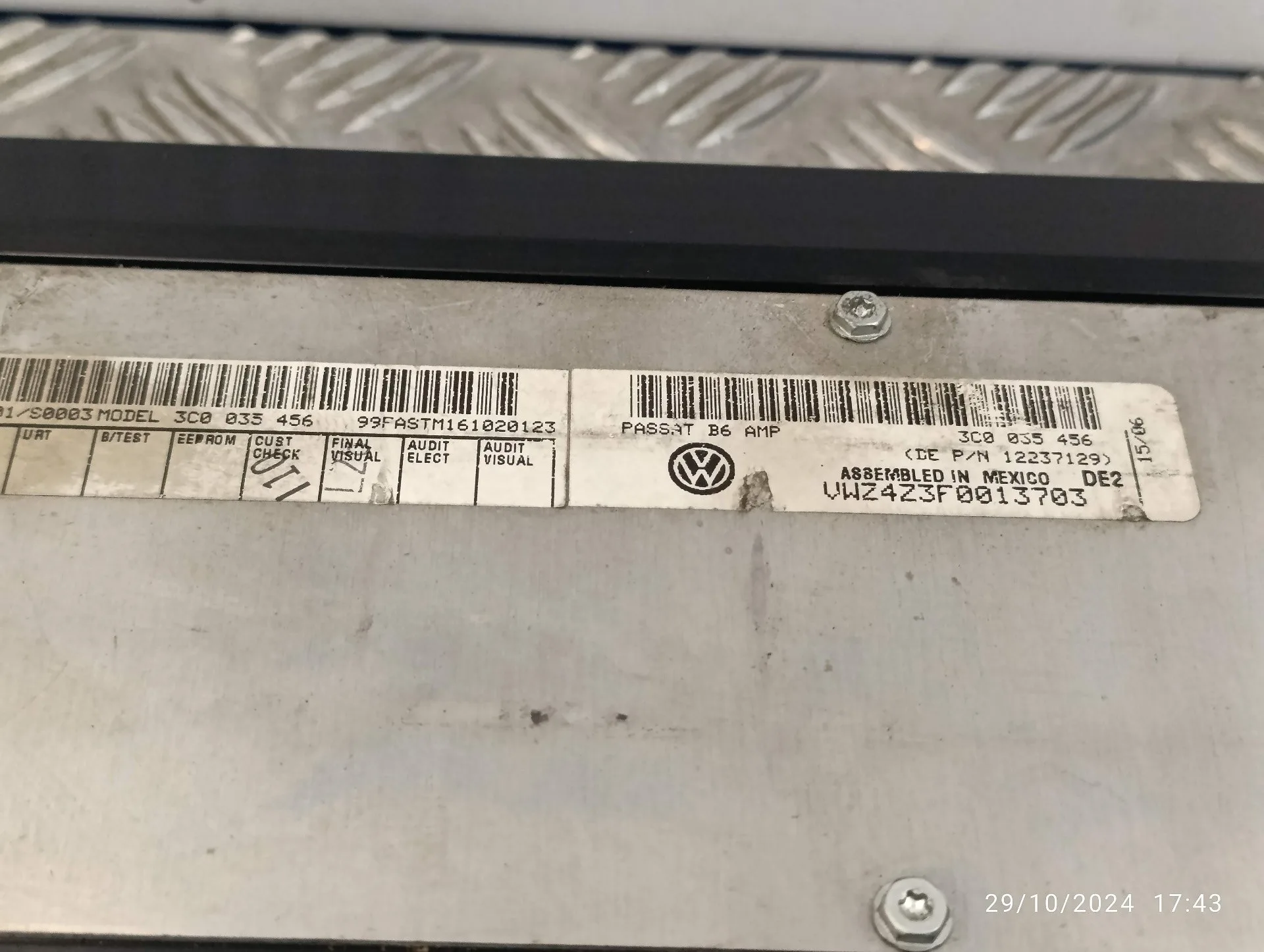 Amplificador De Antena para Volkswagen Passat Berlina (3C2)