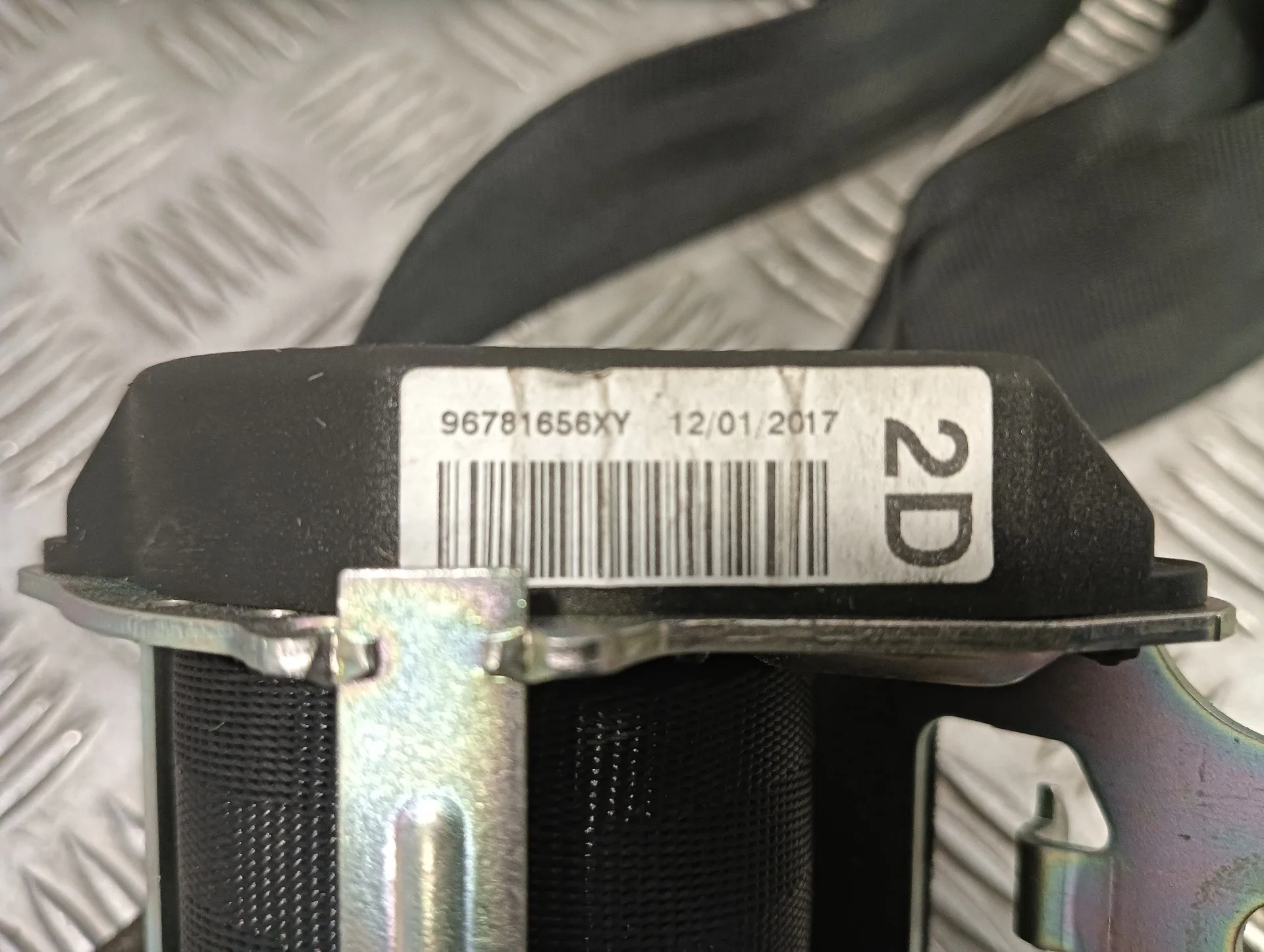 Cinturon Seguridad Trasero Derecho para Peugeot 2008 (--.2013->)