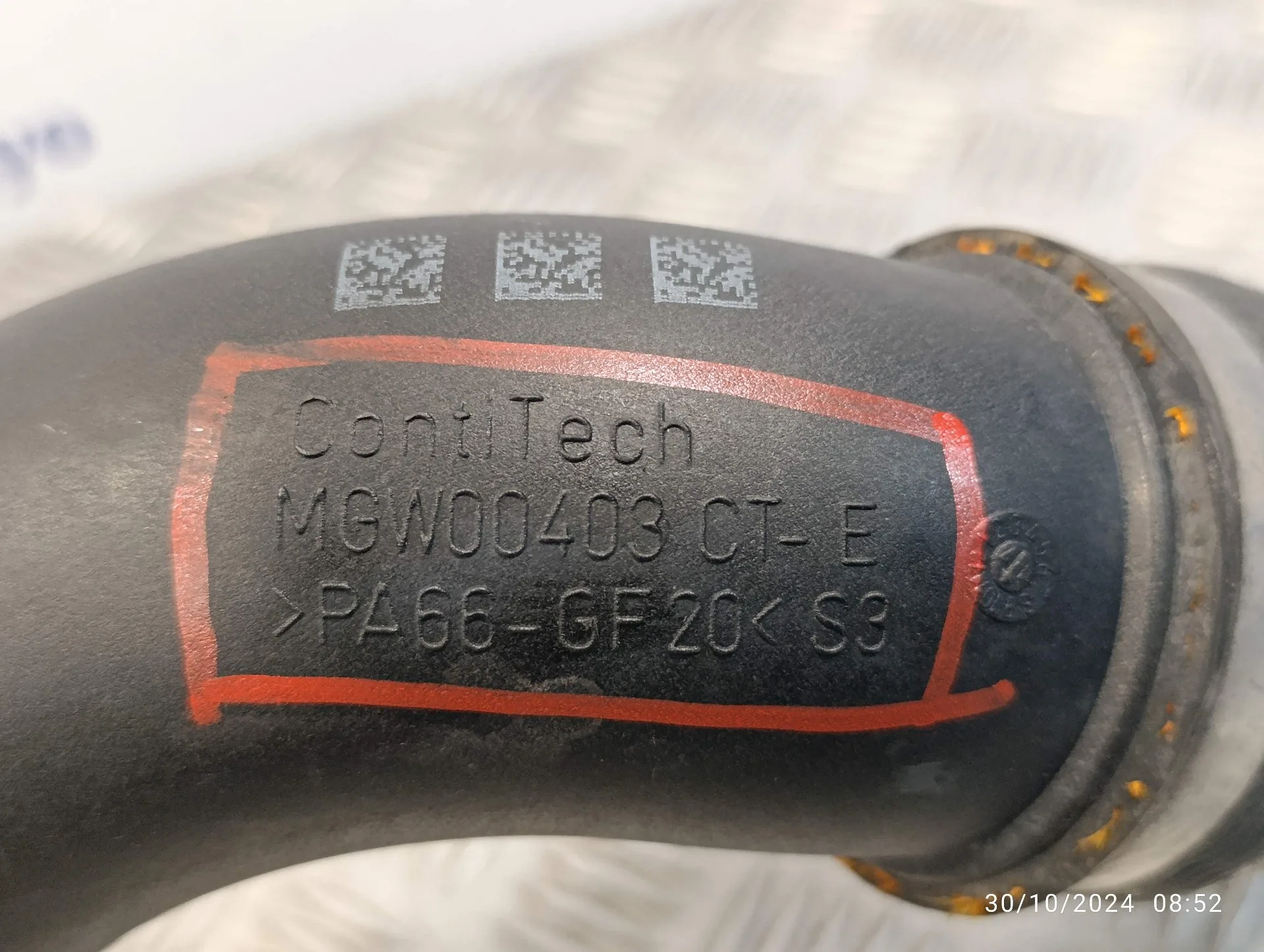 Tubo para Mini Countryman (F60)