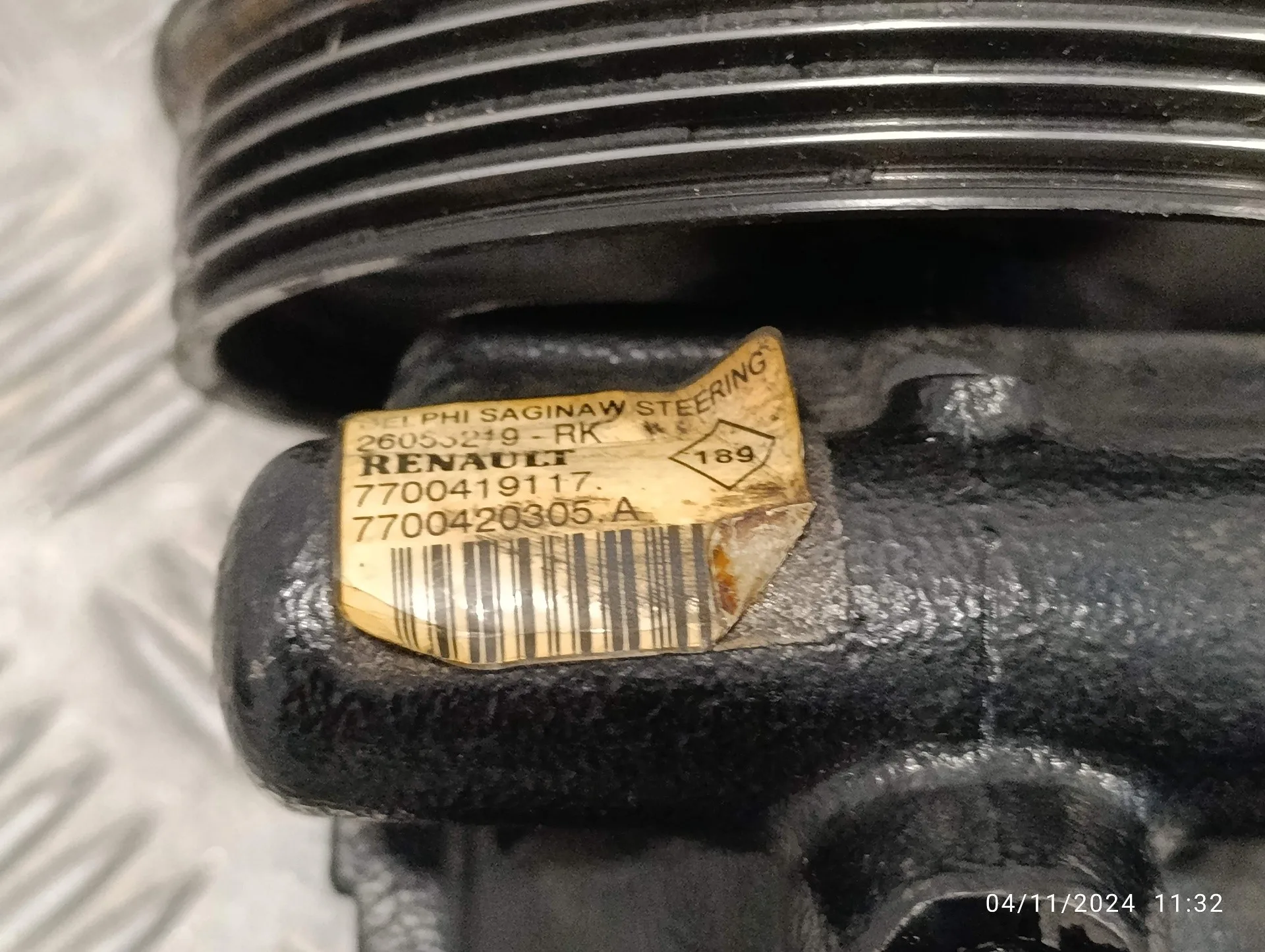 Bomba Servodireccion para Renault Kangoo (F/Kc0)