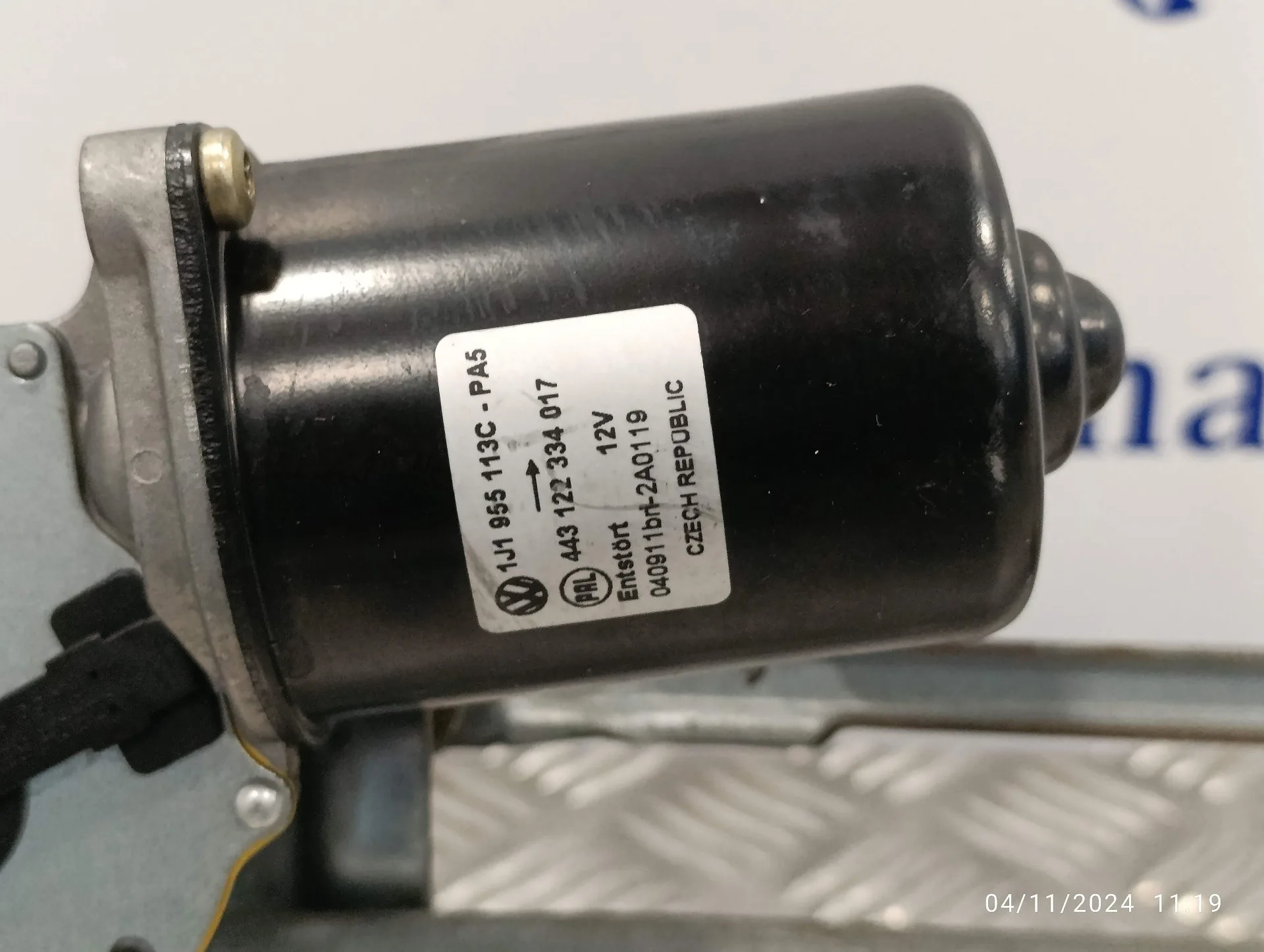 Motor Limpia Delantero para Volkswagen Bora Berlina (1J2)
