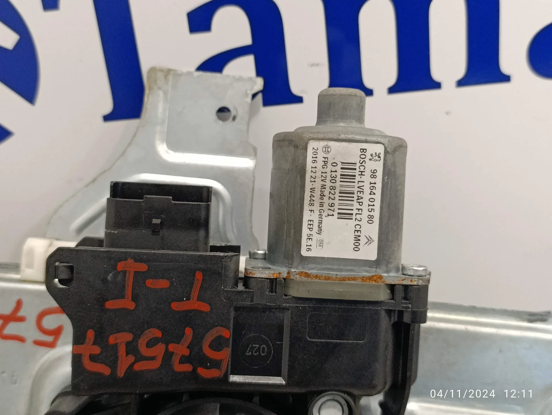 Elevalunas Trasero Izquierdo para Peugeot 2008 (--.2013->)