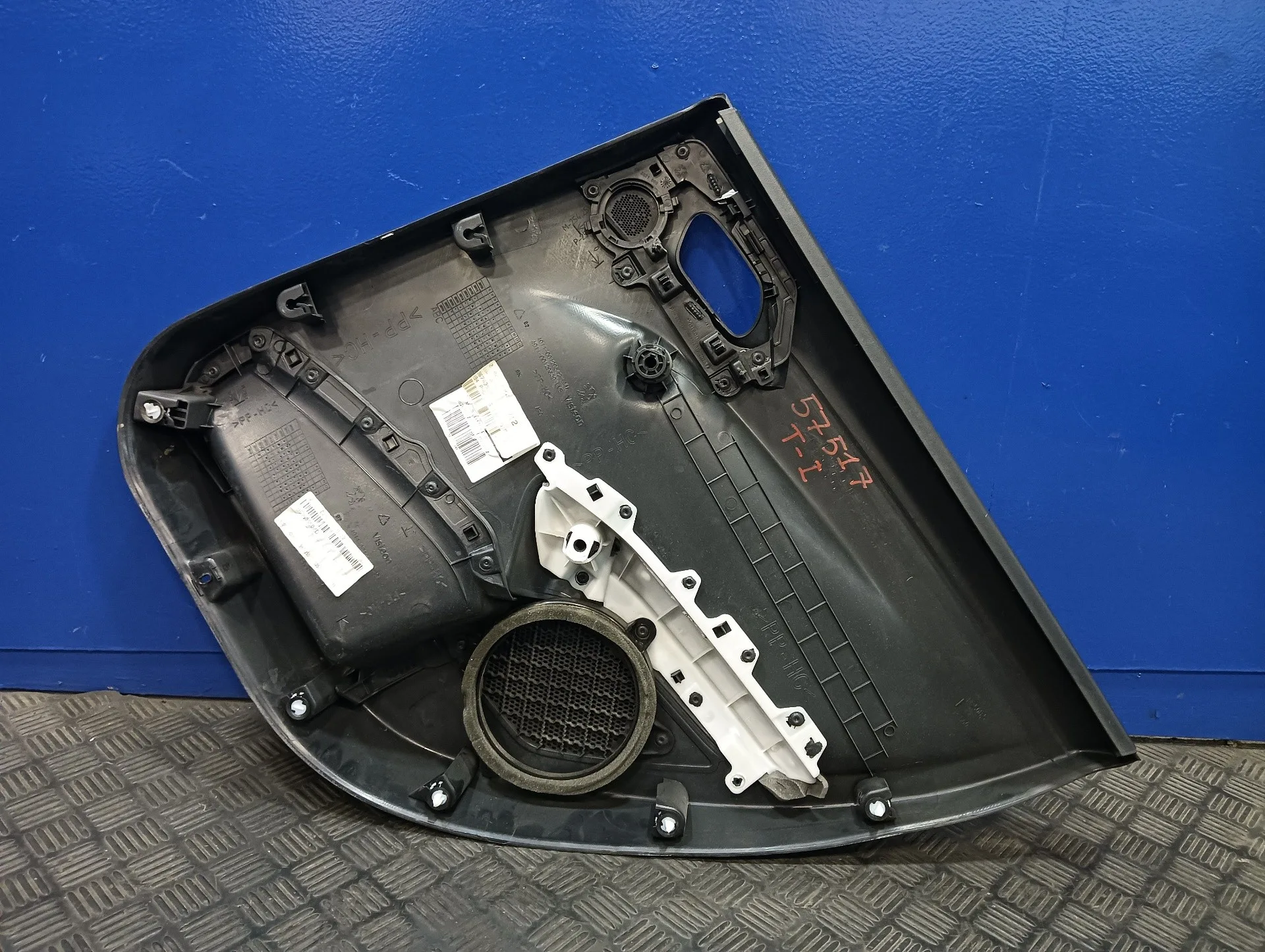 Guarnecido Puerta Trasera Izquierda para Peugeot 2008 (--.2013->)