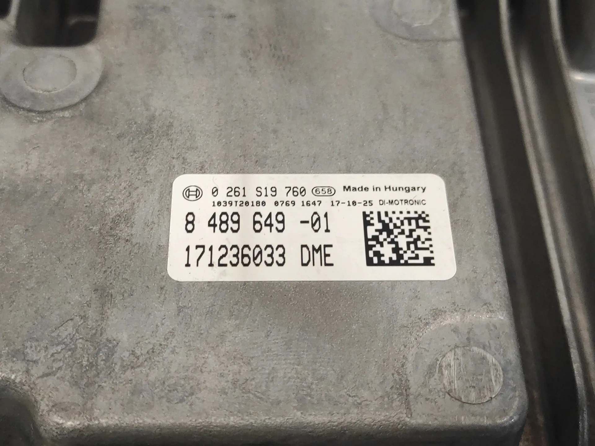 Centralita Motor Uce para Mini Countryman (F60)