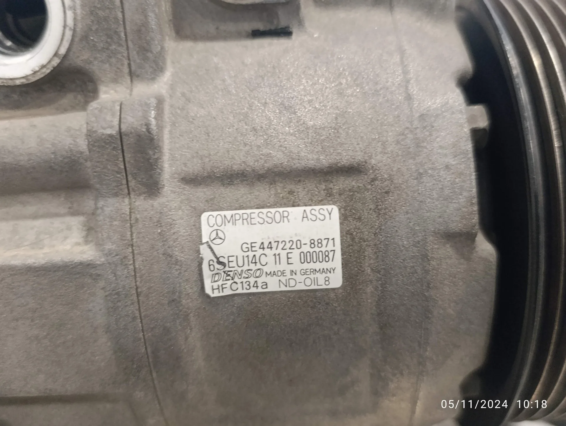 Compresor Aire Acondicionado para Mercedes-Benz Clase A (W168)