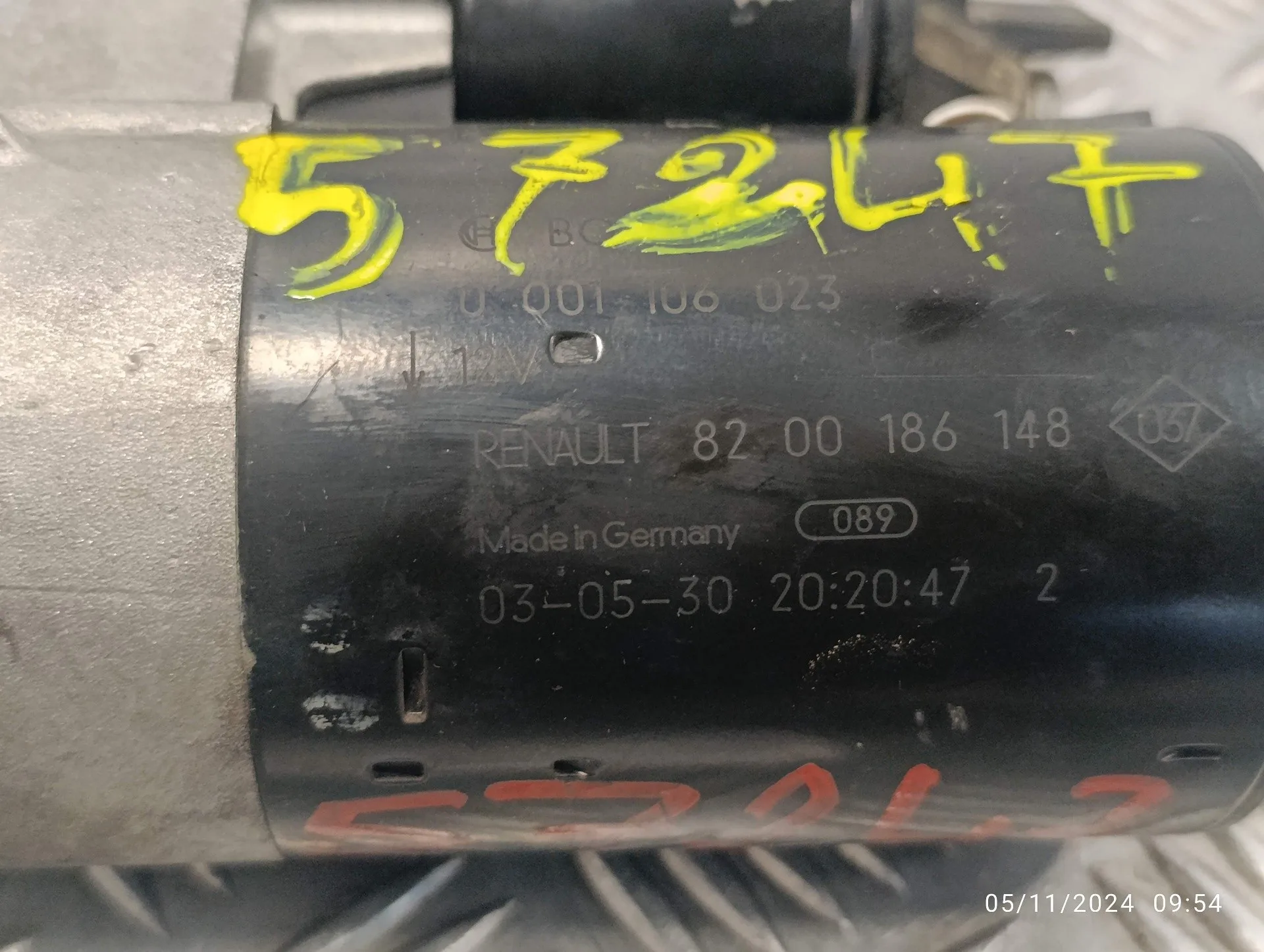 Motor Arranque para Renault Laguna Ii (Bg0)