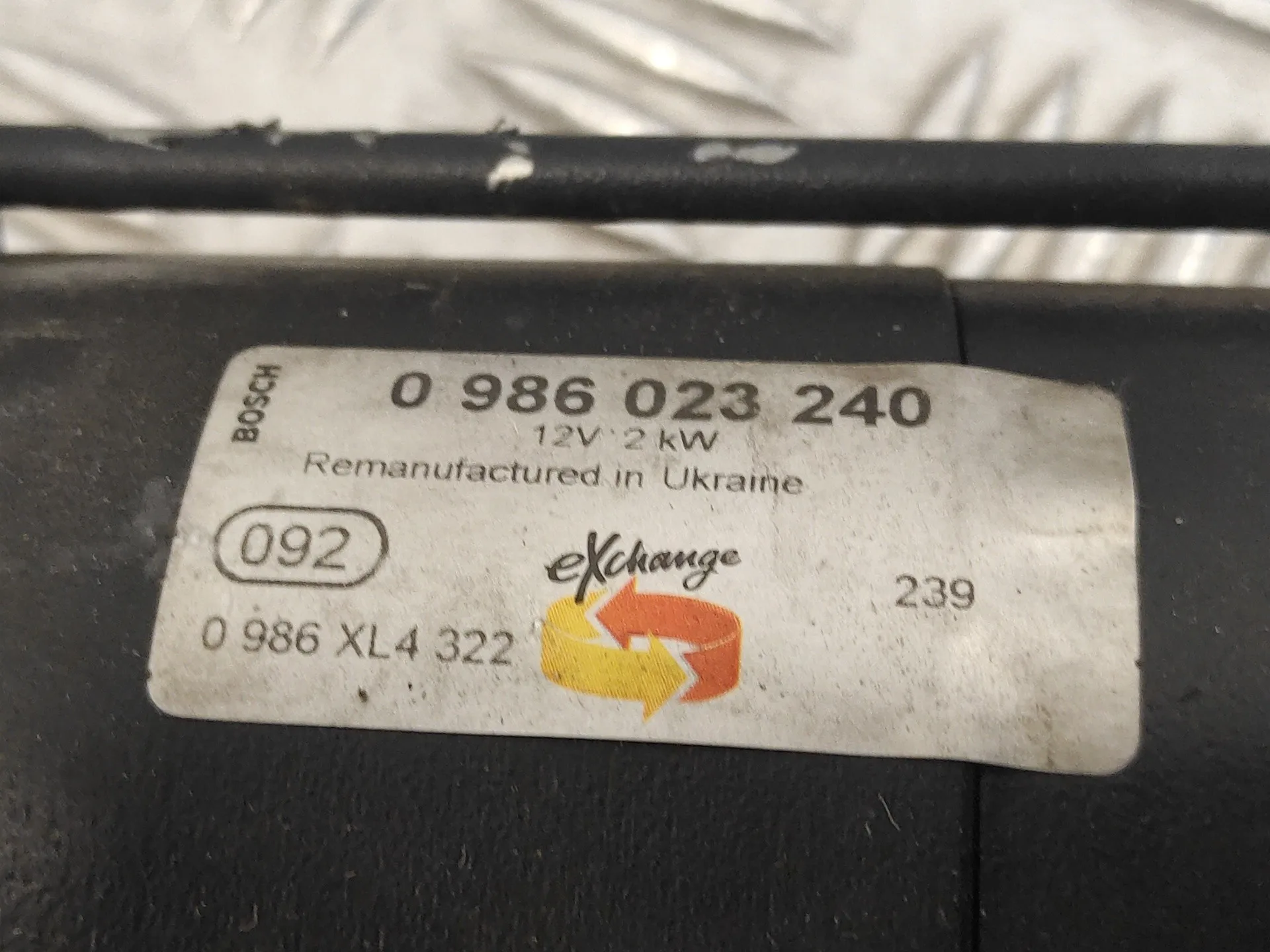 Motor Arranque para Toyota Avensis (T27)