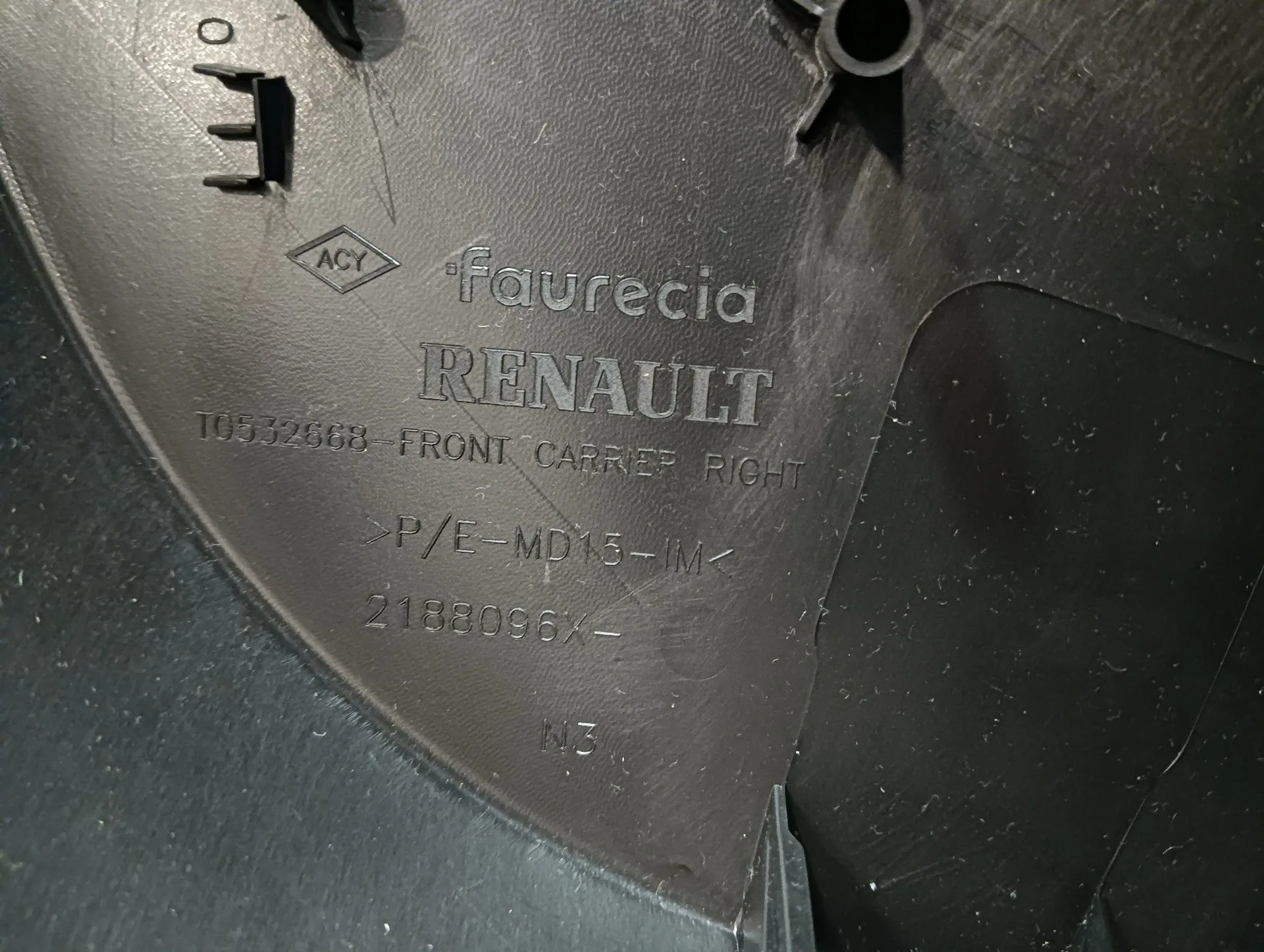 Guarnecido Puerta Delantera Derecha para Renault Clio V