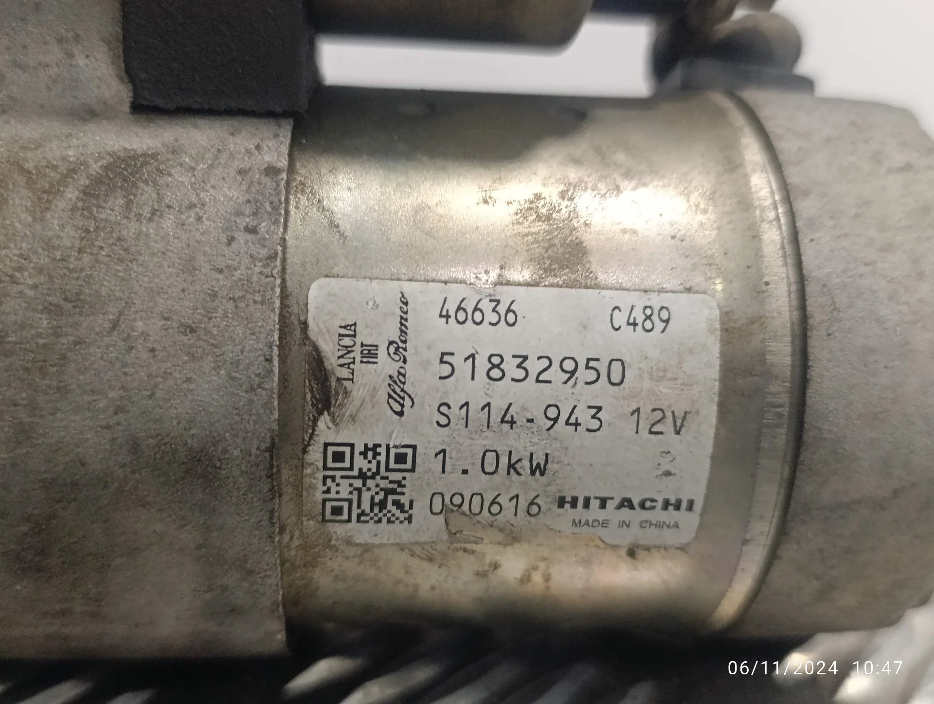 Motor Arranque para Fiat Panda (169)