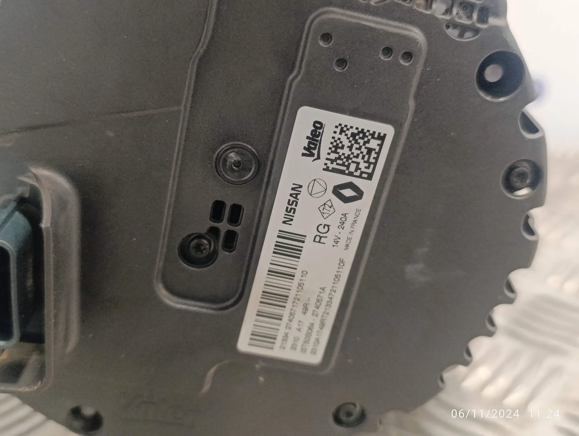 Alternador para Renault Captur Ii