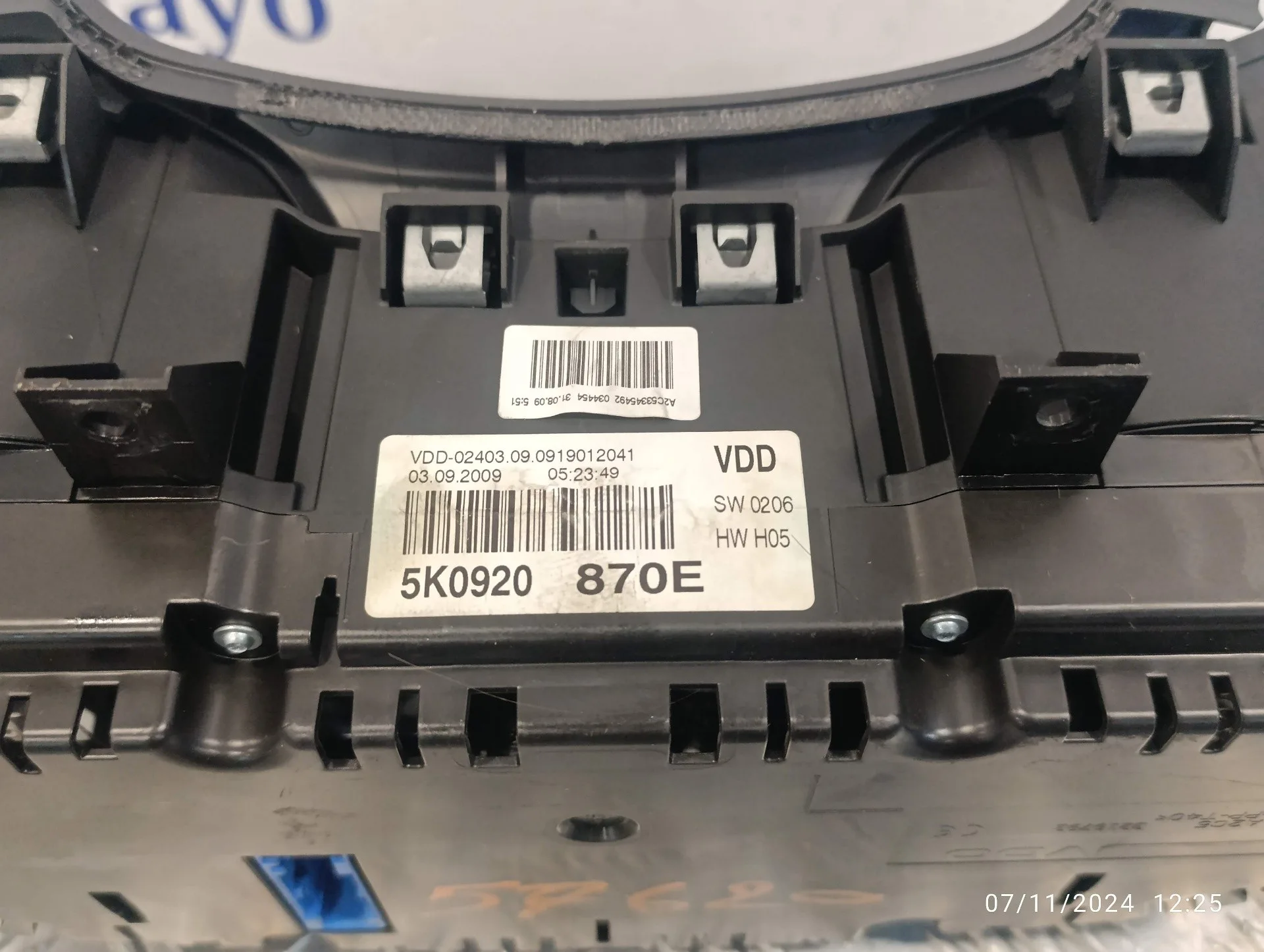 Cuadro Instrumentos para Volkswagen Golf Vi (5K1)